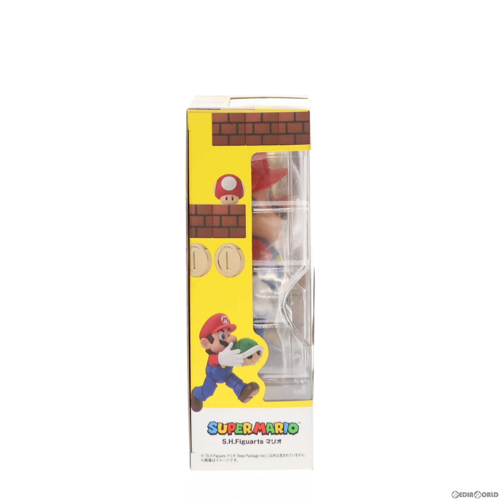 【中古即納】[FIG] S.H.Figuarts(フィギュアーツ) マリオ(New Package Ver.) スーパーマリオブラザーズ 完成品 可動フィギュア バンダイスピリッツ(20180421)