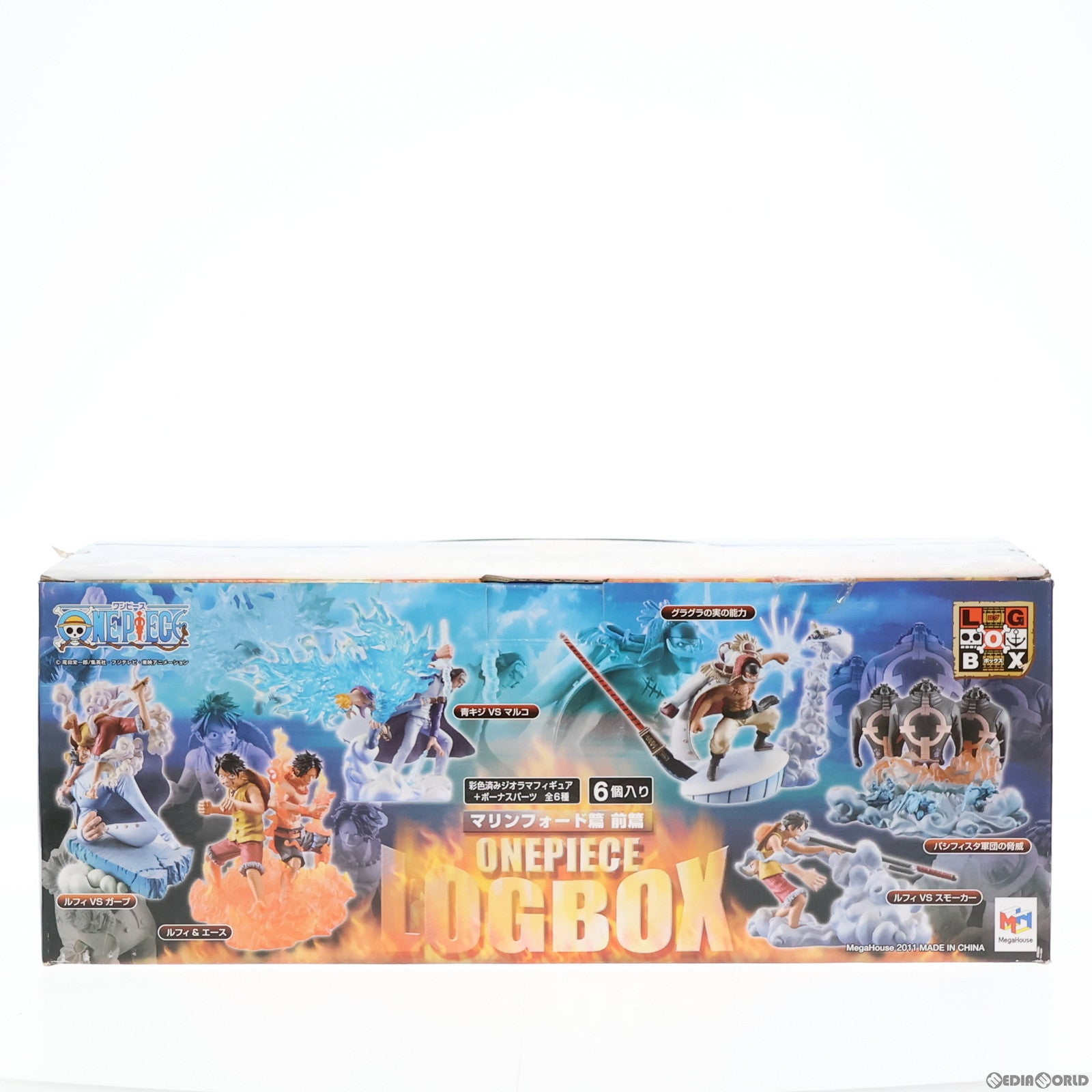 【中古即納】[FIG] 全6種+ボーナスパーツセット(本部前の王下七武海) ワンピース LOG BOX マリンフォード篇 前篇 ONE PIECE フィギュア メガハウス(20110223)