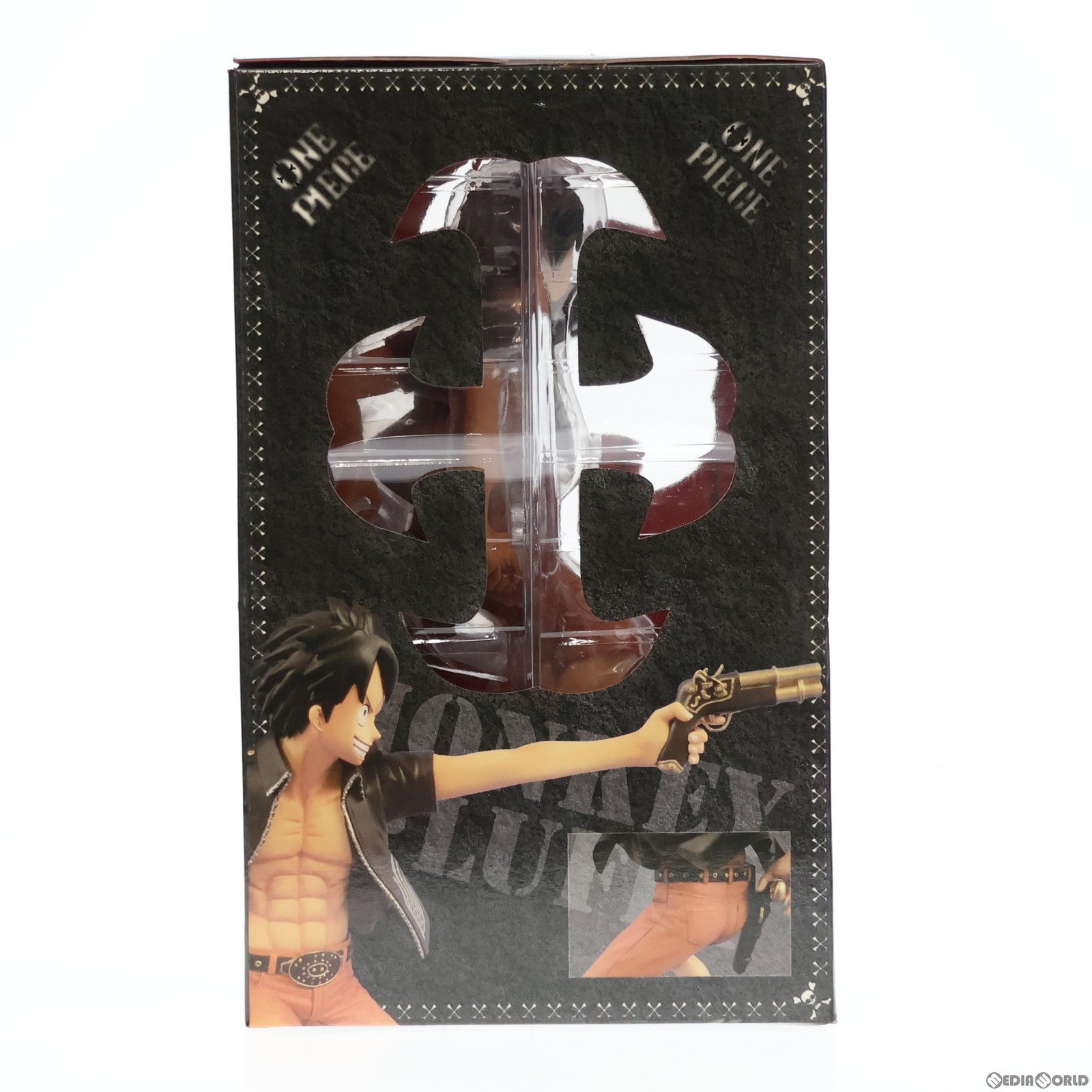 【中古即納】[FIG]DOOR PAINTING COLLECTION FIGURE モンキー・D・ルフィ 三銃士Ver. ONE PIECE(ワンピース) 1/7 完成品 フィギュア プレックス(20110211)