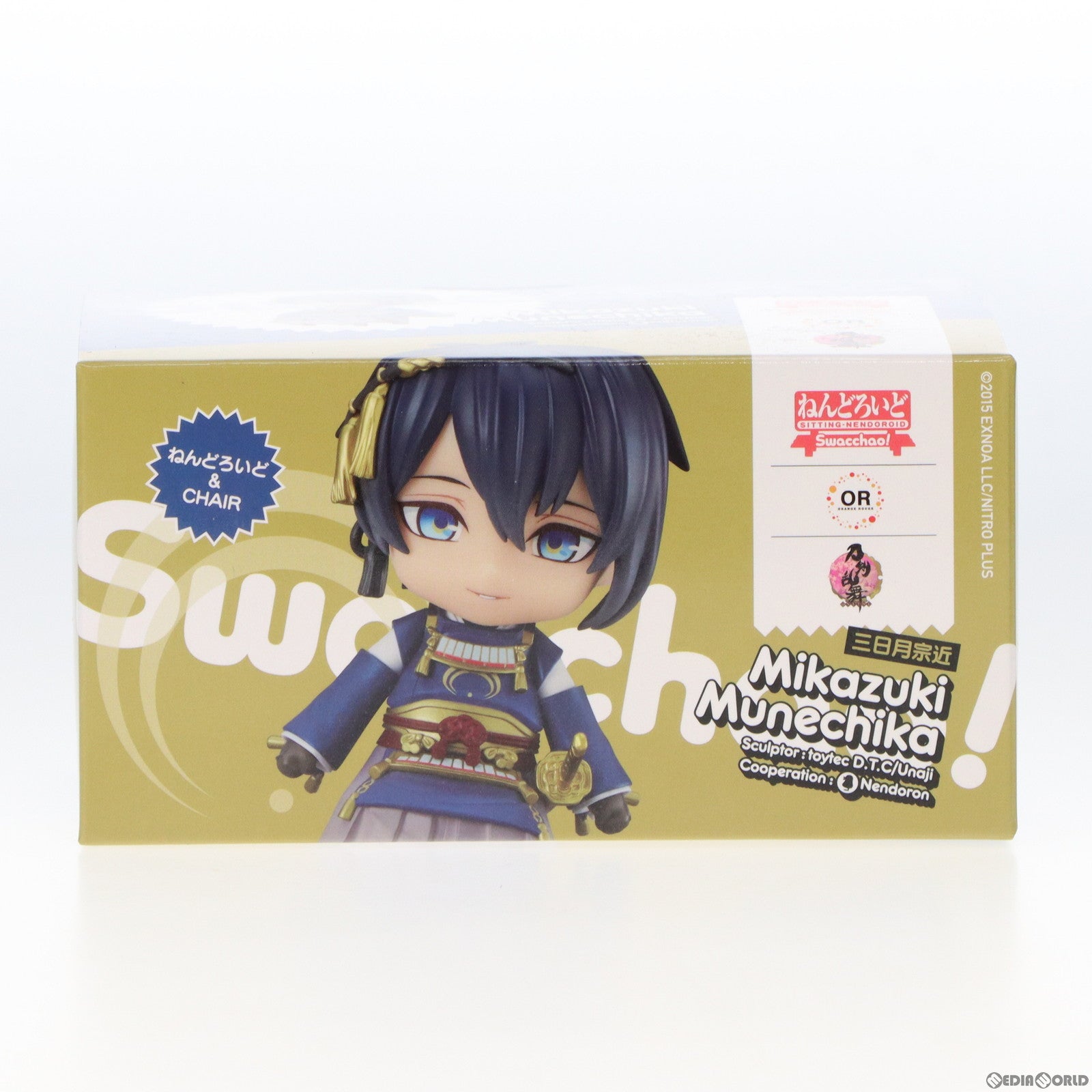 【中古即納】[FIG]ねんどろいど Swacchao! 三日月宗近(みかづきむねちか) 刀剣乱舞-ONLINE- 完成品 可動フィギュア オランジュ・ルージュ(20221221)