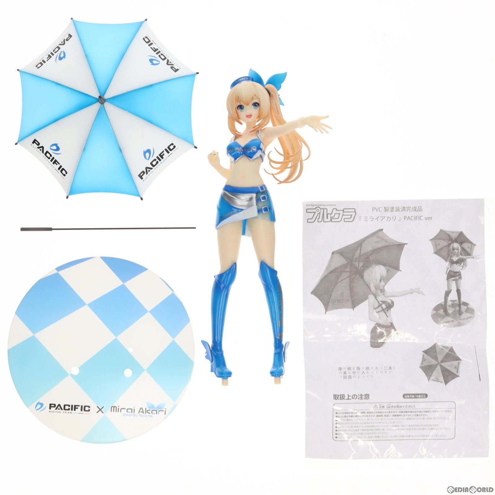 中古即納】[FIG]PACIFIC×バーチャルYouTuber ミライアカリ レースクイーンver. ミライアカリレーシングプロジェクト 1/7  完成品 フィギュア プルクラ