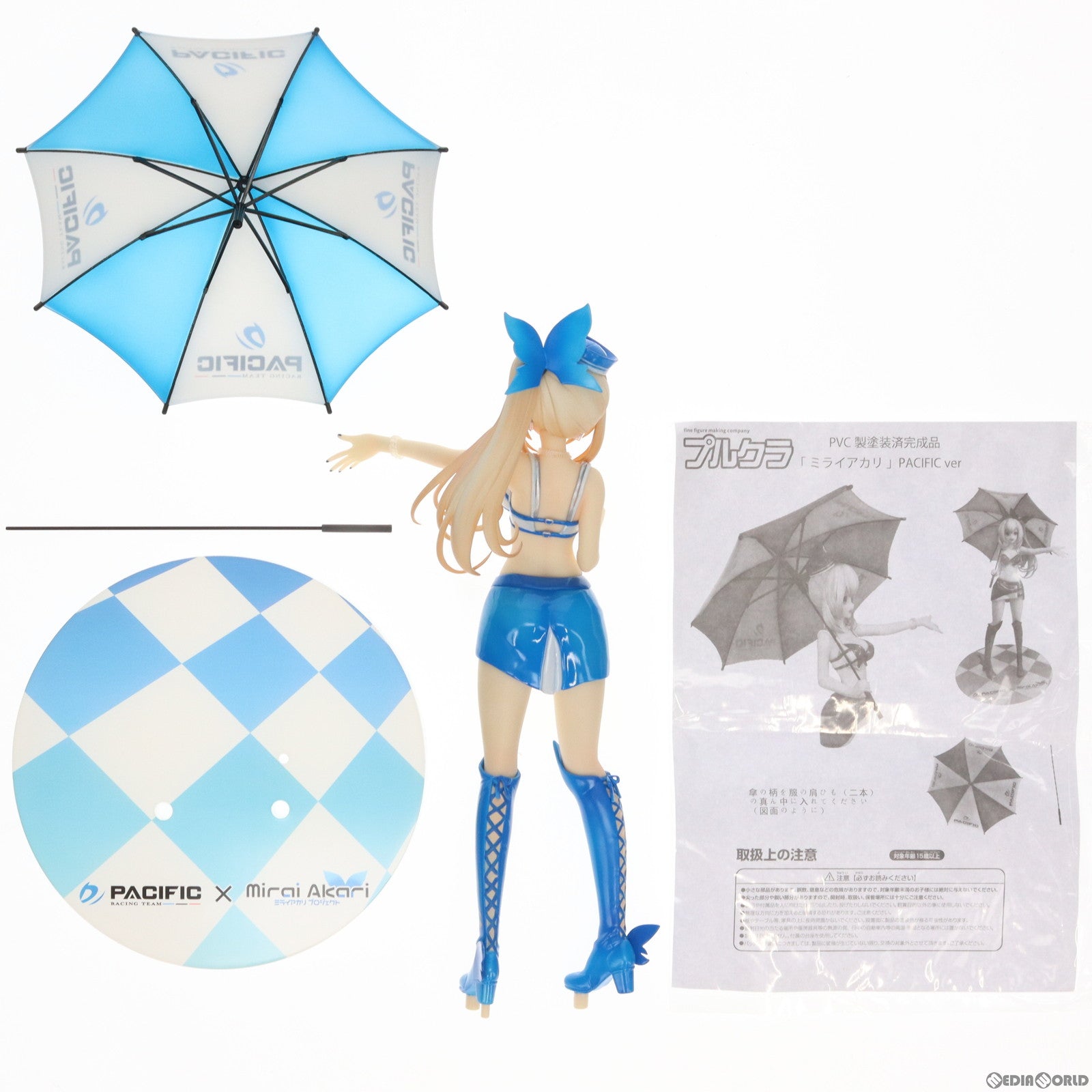【中古即納】[FIG] PACIFIC×バーチャルYouTuber ミライアカリ レースクイーンver. ミライアカリレーシングプロジェクト 1/7 完成品 フィギュア プルクラ(20200130)