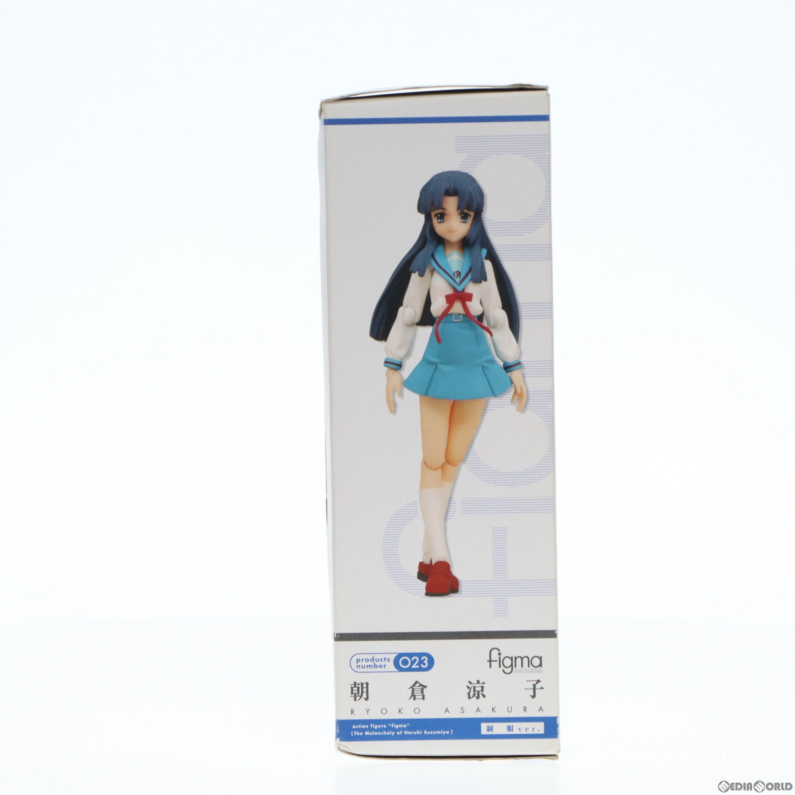【中古即納】[FIG] figma(フィグマ) 023 朝倉涼子(あさくらりょうこ) 制服ver. 涼宮ハルヒの憂鬱 完成品 可動フィギュア マックスファクトリー(20081130)