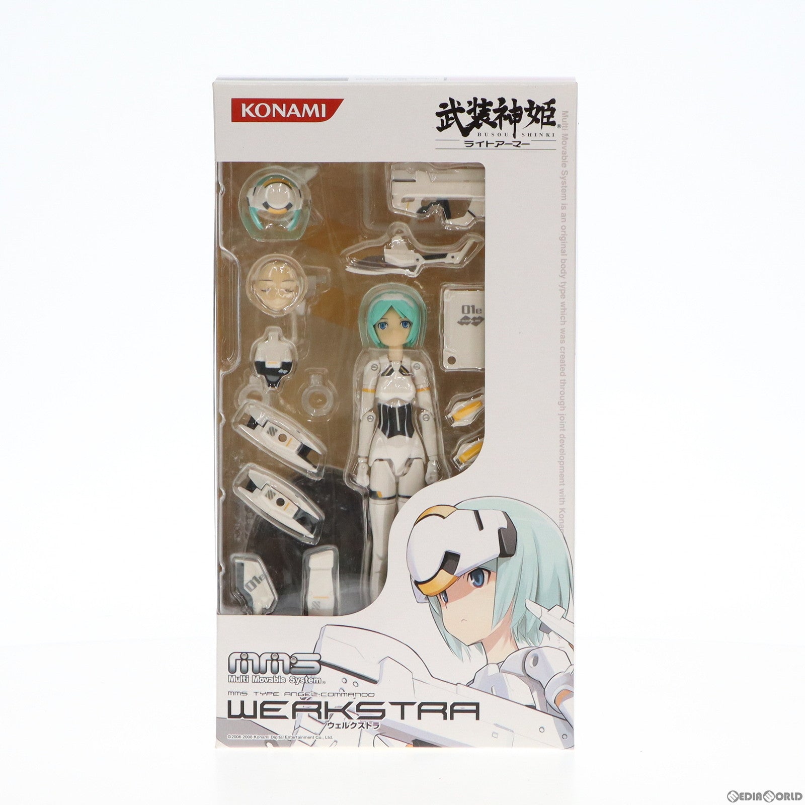 【中古即納】[FIG] 武装神姫(ぶそうしんき) ライトアーマー 天使コマンド型MMS ウェルクストラ 完成品 可動フィギュア(CR122) コナミデジタルエンタテインメント(20081004)
