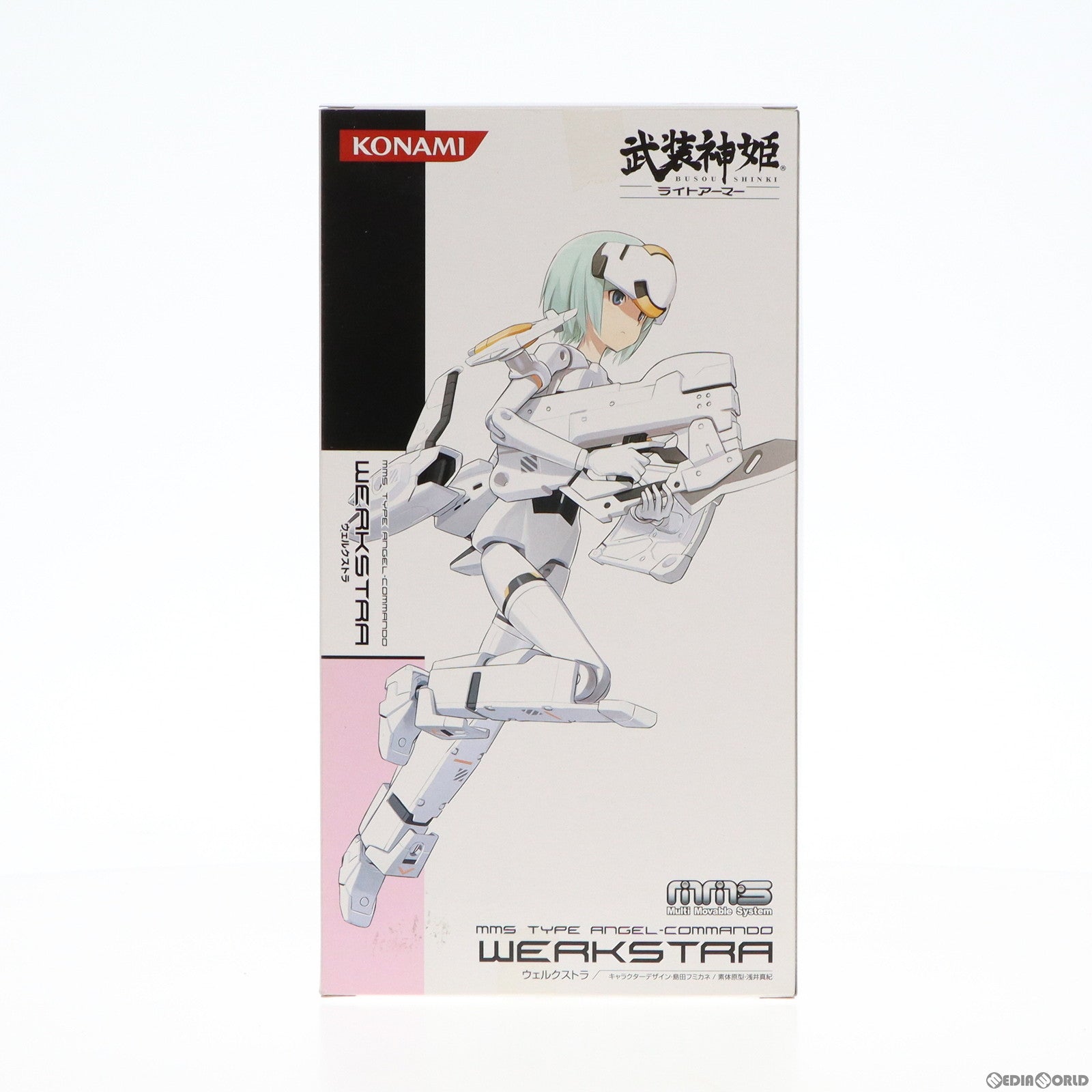 【中古即納】[FIG] 武装神姫(ぶそうしんき) ライトアーマー 天使コマンド型MMS ウェルクストラ 完成品 可動フィギュア(CR122) コナミデジタルエンタテインメント(20081004)