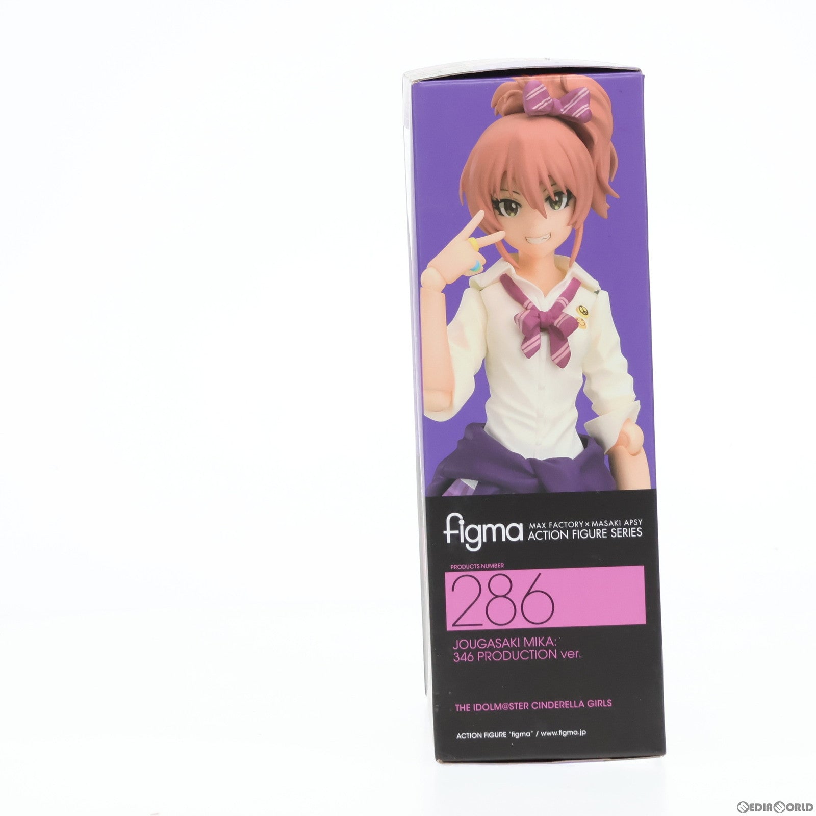 【中古即納】[FIG]figma(フィグマ) 286 城ヶ崎美嘉(じょうがさきみか) 346プロダクションver. アイドルマスター シンデレラガールズ 完成品 可動フィギュア マックスファクトリー(20160730)