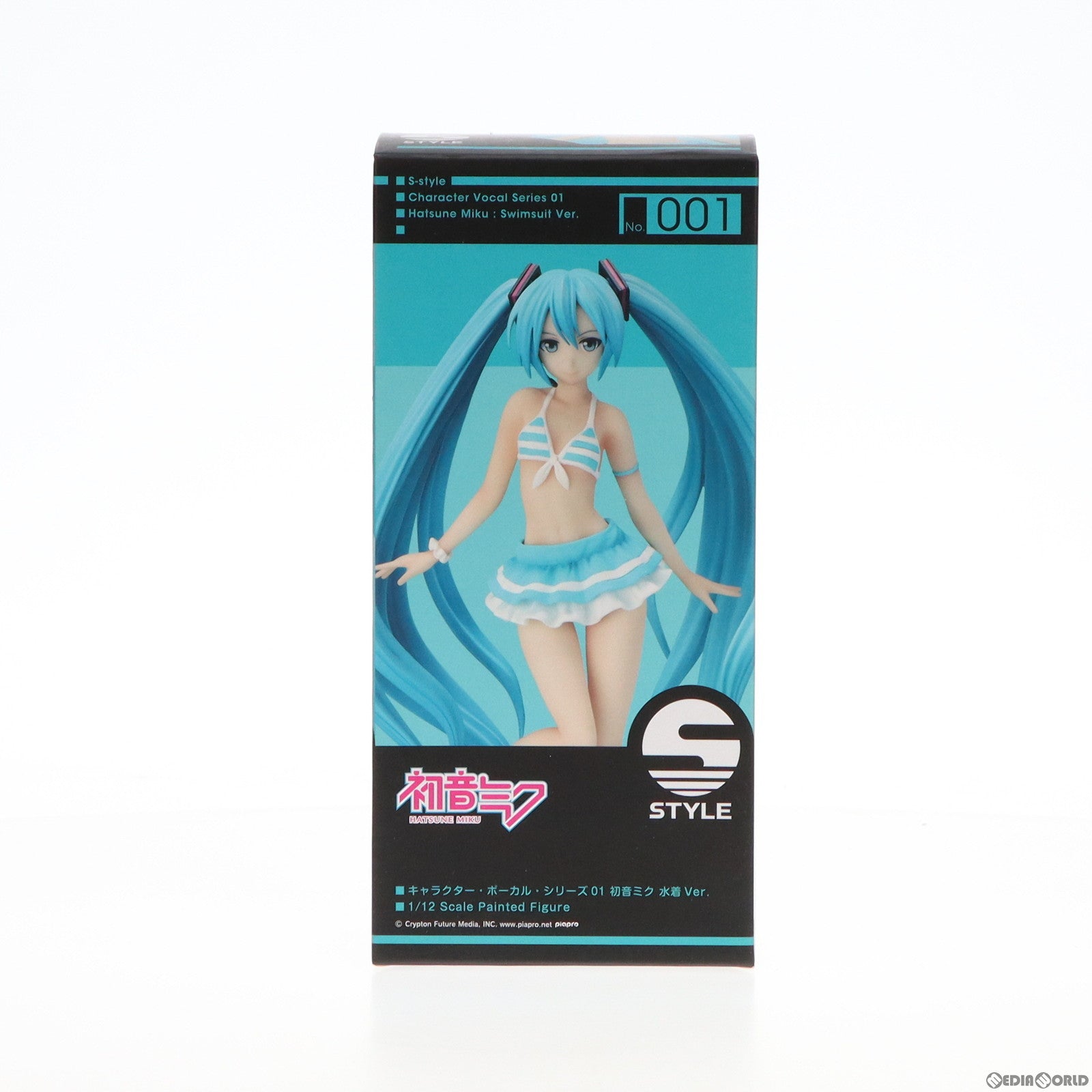 【中古即納】[FIG] S-style 初音ミク 水着Ver. キャラクター・ボーカル・シリーズ01 1/12 塗装済組み立て品 フィギュア FREEing(フリーイング) (20160623)