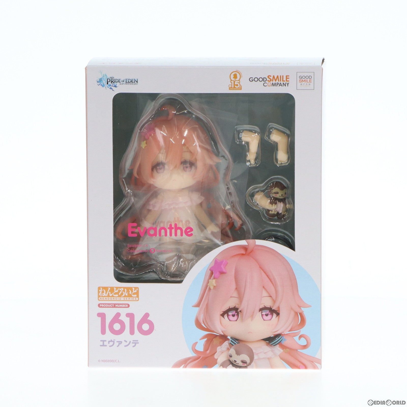 【中古即納】[FIG]ねんどろいど 1616 エヴァンテ レッド:プライドオブエデン 完成品 可動フィギュア グッドスマイルアーツ上海(20211202)