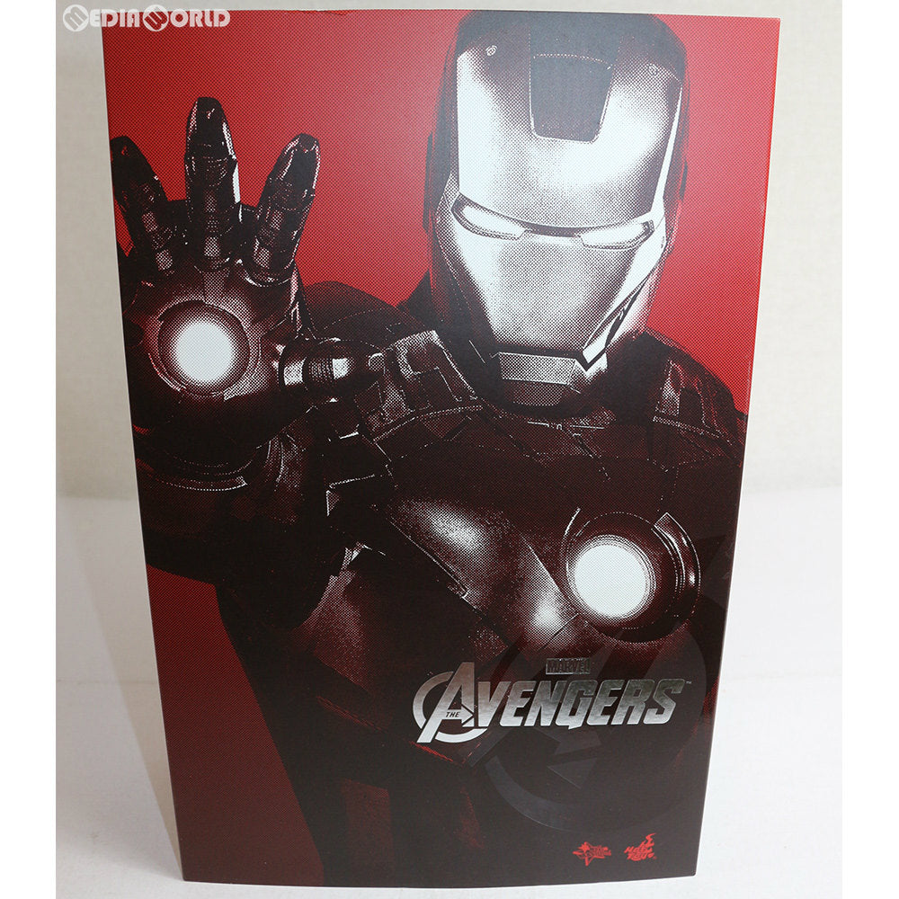【中古即納】[FIG] ムービー・マスターピース アイアンマン・マーク7 アベンジャーズ 1/6 完成品 可動フィギュア(MM#185) ホットトイズ(20130620)