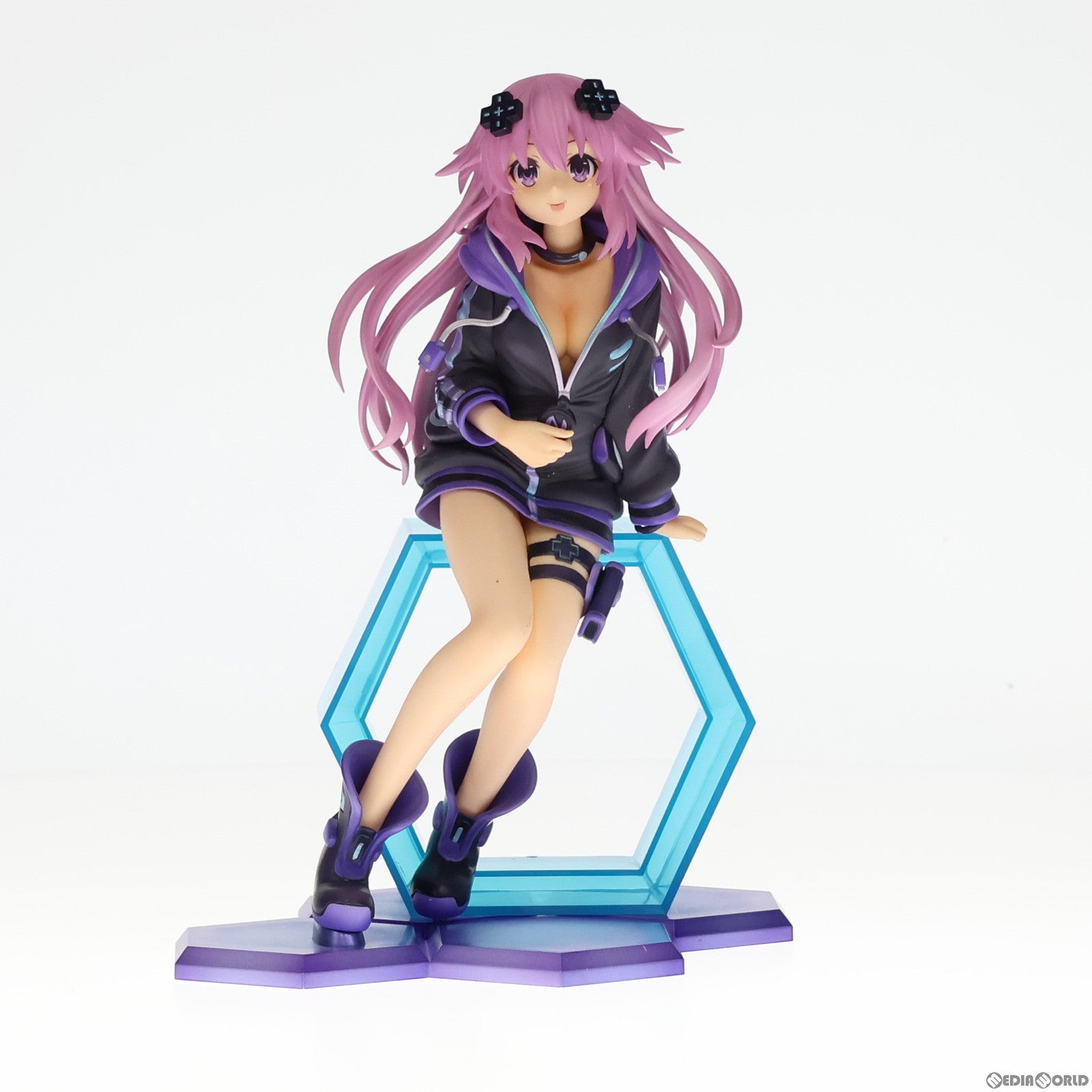 【中古即納】[FIG] 次元の旅人 ネプテューヌ 新次元ゲイム ネプテューヌVII 1/7 完成品 フィギュア WING(ウイング) (20200131)