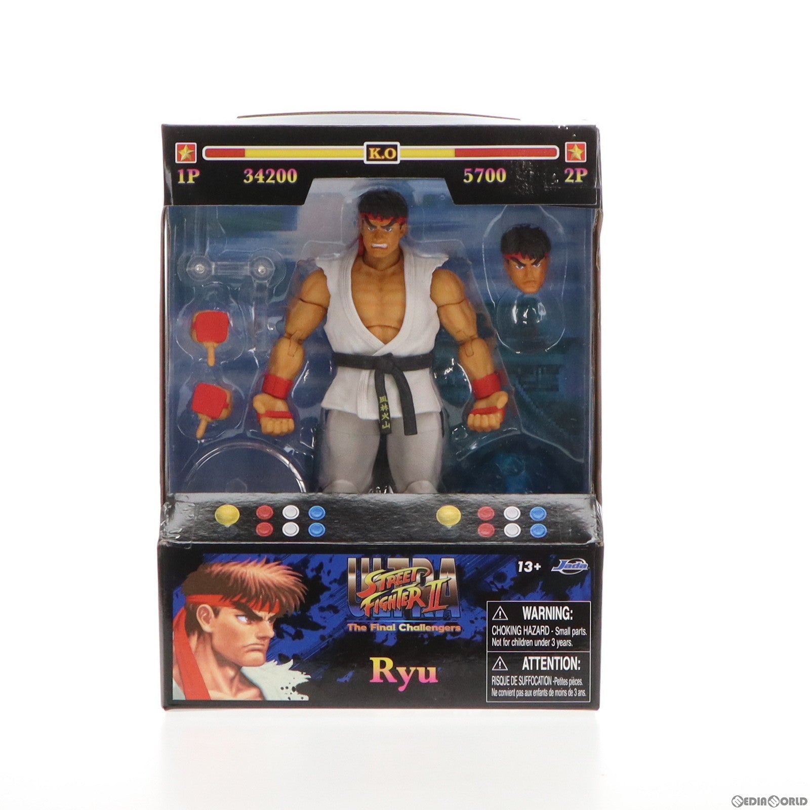【中古即納】[FIG] リュウ ウルトラストリートファイターII ザ・ファイナルチャレンジャーズ 1/12 完成品 6インチ アクションフィギュア Jada Toys(ジャダトイズ) (20230630)