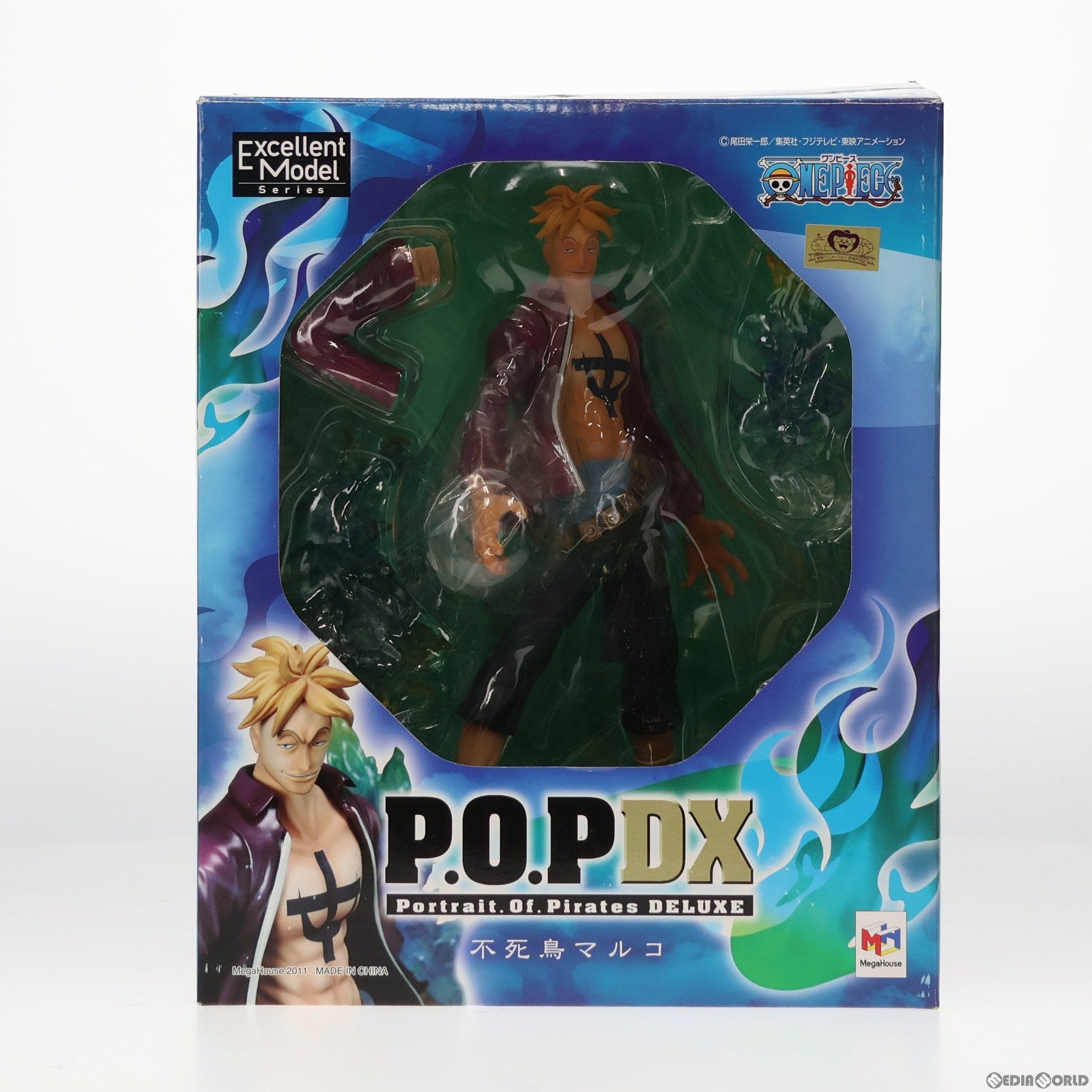 【中古即納】[FIG] Portrait.Of.Pirates P.O.P NEO-DX 不死鳥マルコ ONE PIECE(ワンピース) 1/8 完成品 フィギュア メガハウス(20110430)