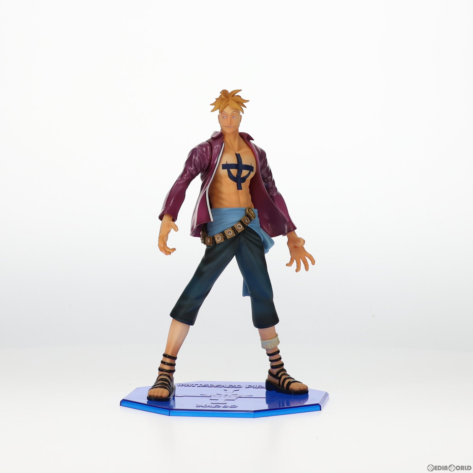 【中古即納】[FIG] Portrait.Of.Pirates P.O.P NEO-DX 不死鳥マルコ ONE PIECE(ワンピース) 1/8 完成品 フィギュア メガハウス(20110430)