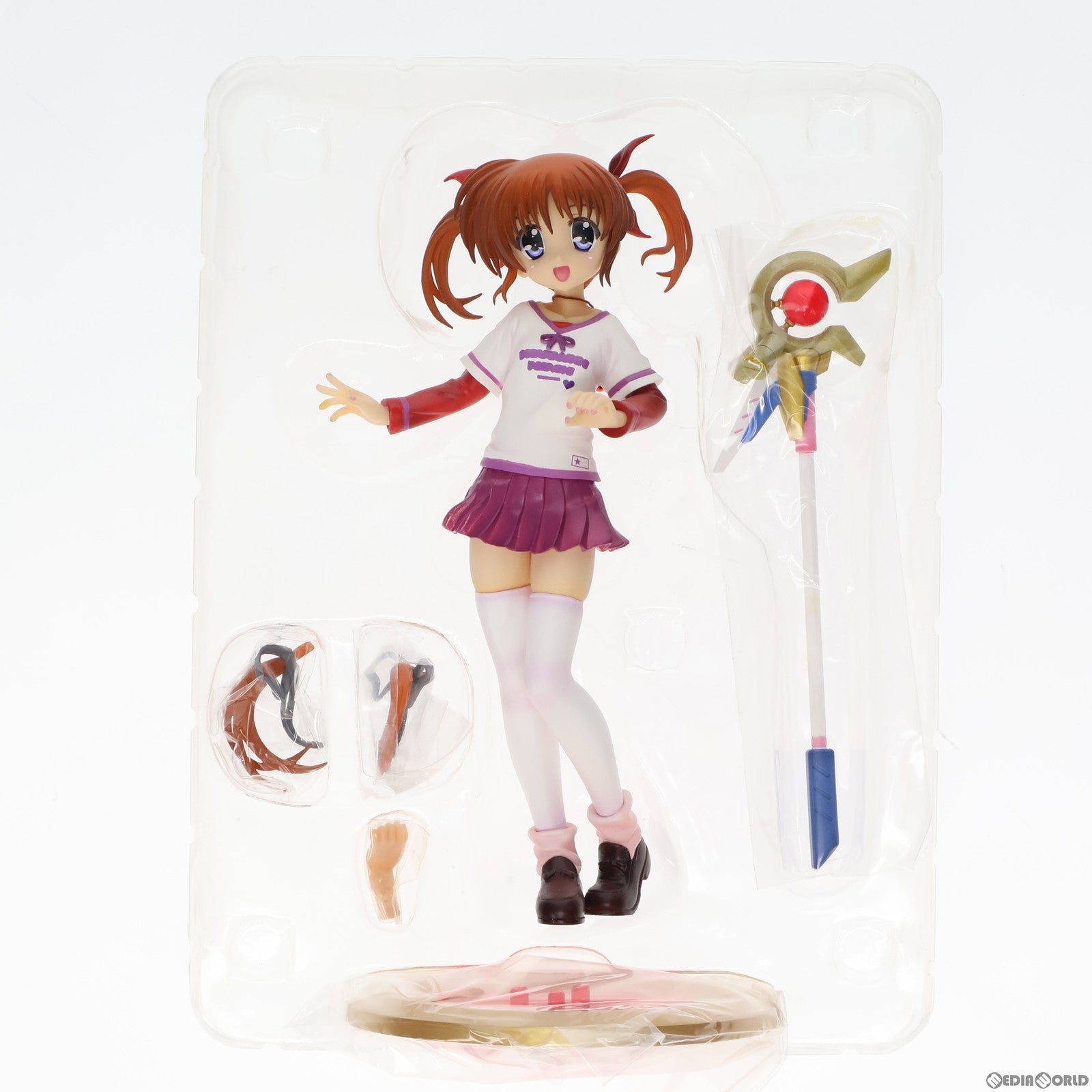 【中古即納】[FIG]高町なのは(たかまちなのは) -私服- 魔法少女リリカルなのは The MOVIE 1st 1/8 完成品 フィギュア(PP424) コトブキヤ(20110120)