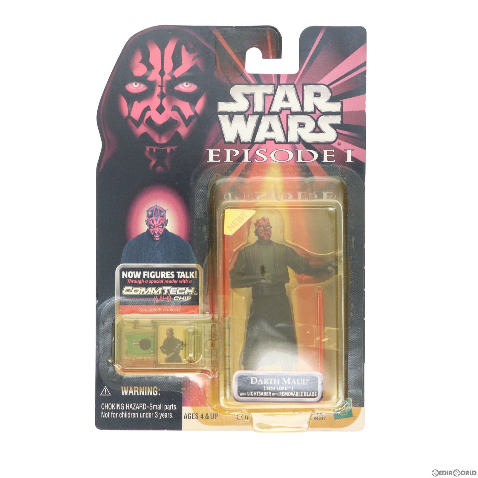 【中古即納】[FIG] コムテック ベーシックフィギュア ダース・モール シス・ロードVer. STAR WARS(スター・ウォーズ) エピソード1/ファントム・メナス 完成品 可動フィギュア トミー(20001031)