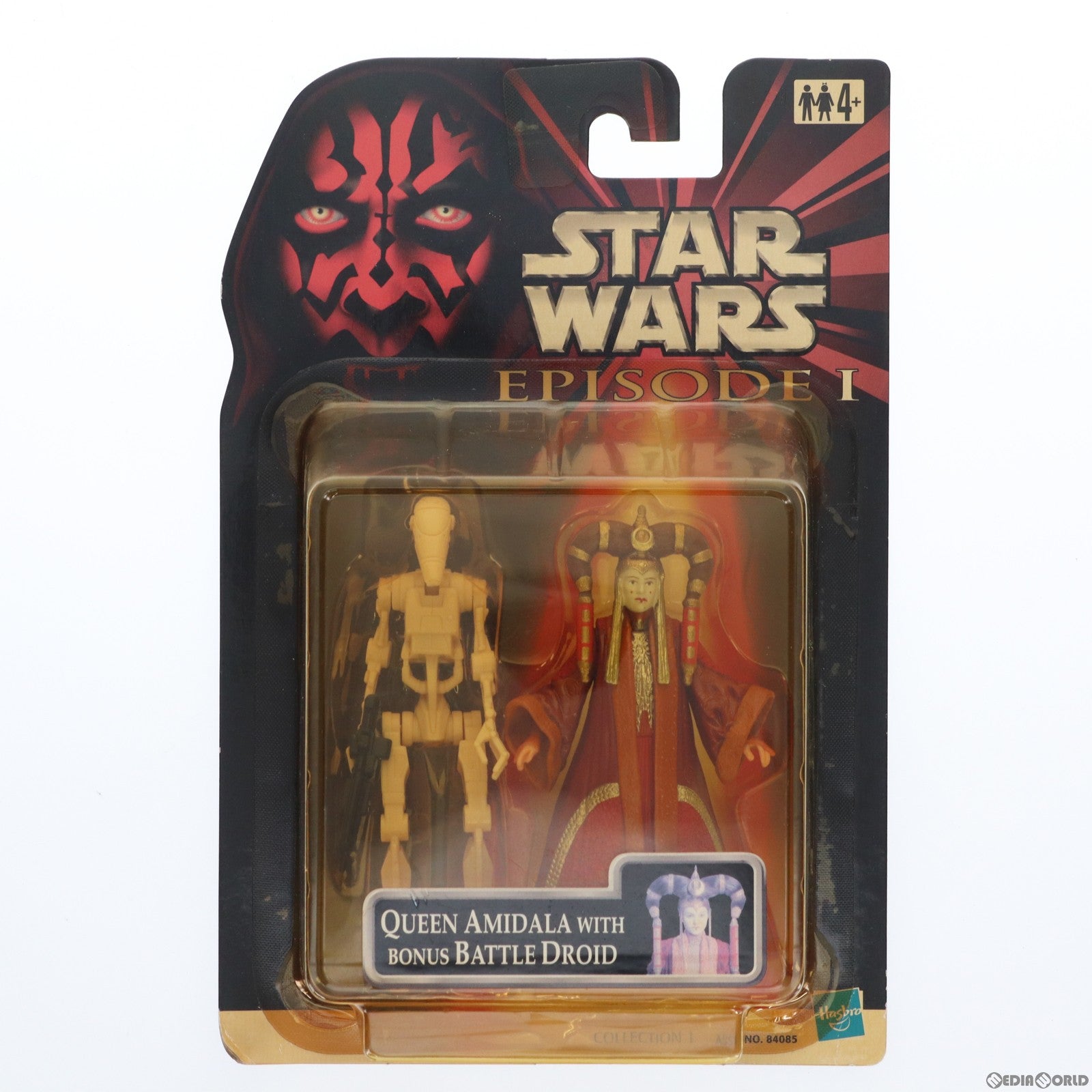 【中古即納】[FIG] スター・ウォーズ エピソード1 ベーシックフィギュア クイーン・アミダラ with バトル・ドロイド B STAR WARS エピソード1/ファントム・メナス 完成品 可動フィギュア トミー(19991231)