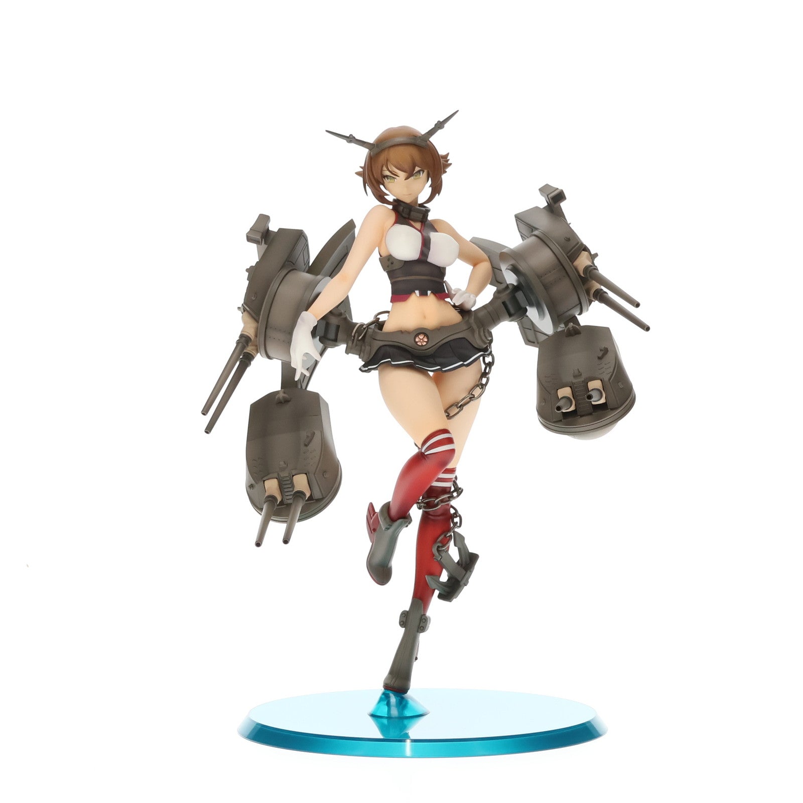 【中古即納】[FIG]陸奥(むつ) ミリタリーワッペン付き限定版 艦隊これくしょん -艦これ- 1/7 完成品 フィギュア 月刊ホビージャパン誌上通販&オンラインショップ限定 ホビージャパン/AMAKUNI(アマクニ)(20170923)