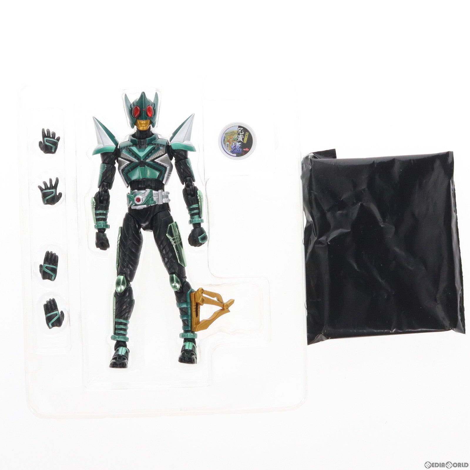 【中古即納】[FIG] 初回特典付属 S.H.Figuarts(フィギュアーツ) キックホッパー 仮面ライダーカブト 完成品 フィギュア バンダイ(20080809)