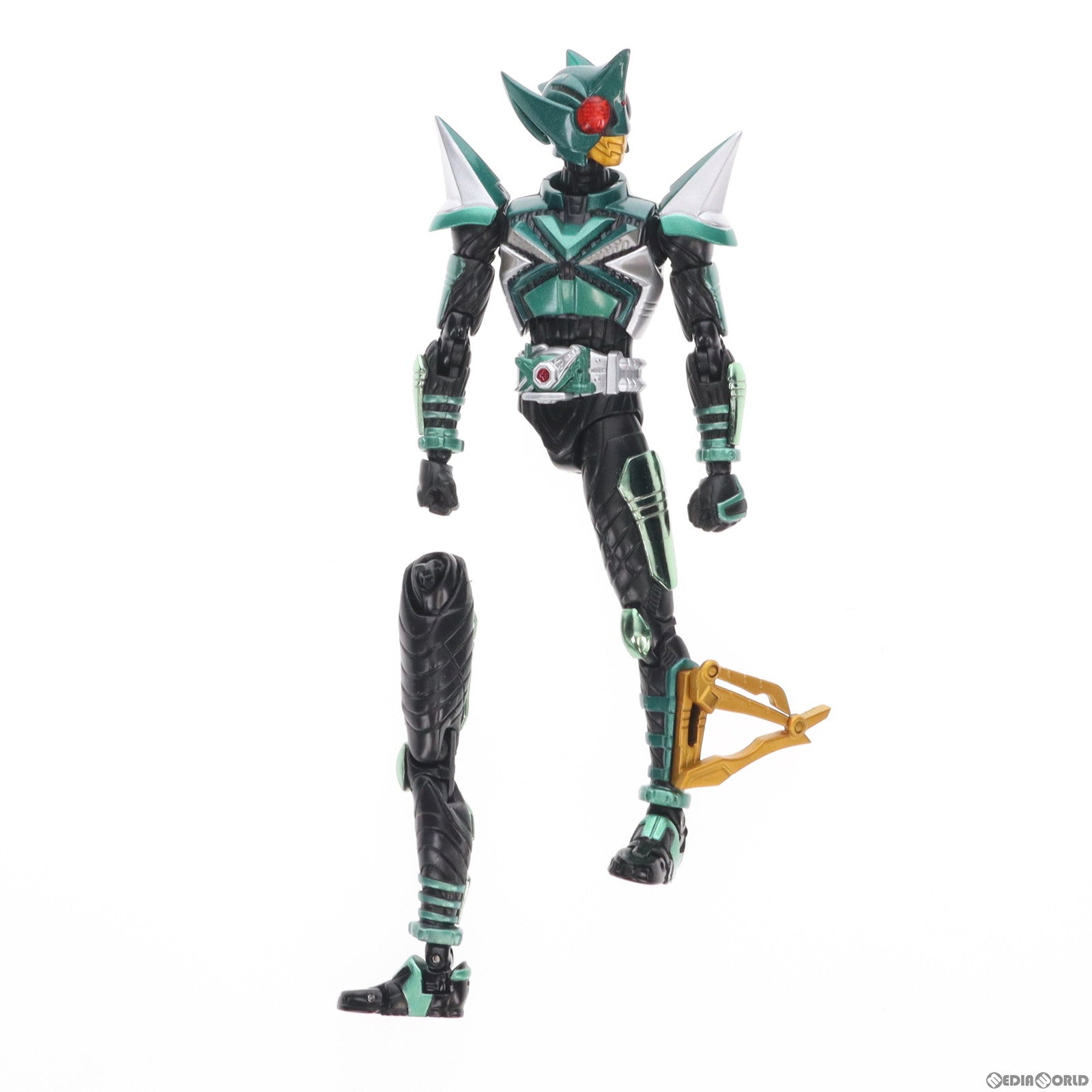 【中古即納】[FIG] 初回特典付属 S.H.Figuarts(フィギュアーツ) キックホッパー 仮面ライダーカブト 完成品 フィギュア バンダイ(20080809)