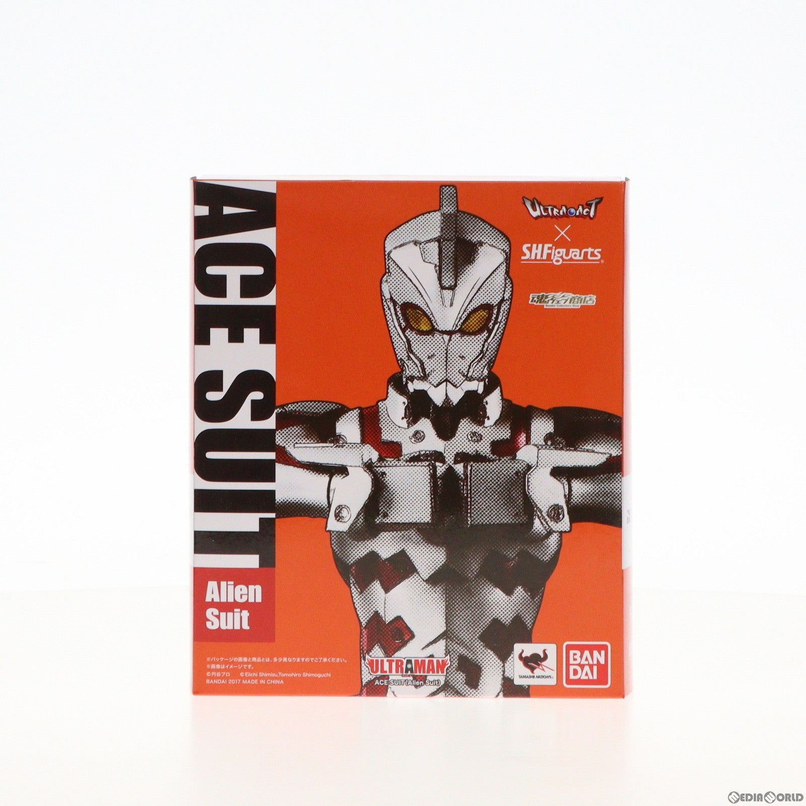 【中古即納】[FIG]魂ウェブ商店限定 ULTRA-ACT × S.H.Figuarts ACE SUIT(ウルトラアクト × SHフィギュアーツ エーススーツ) ULTRAMAN(ウルトラマン) 完成品 可動フィギュア バンダイ(20170223)