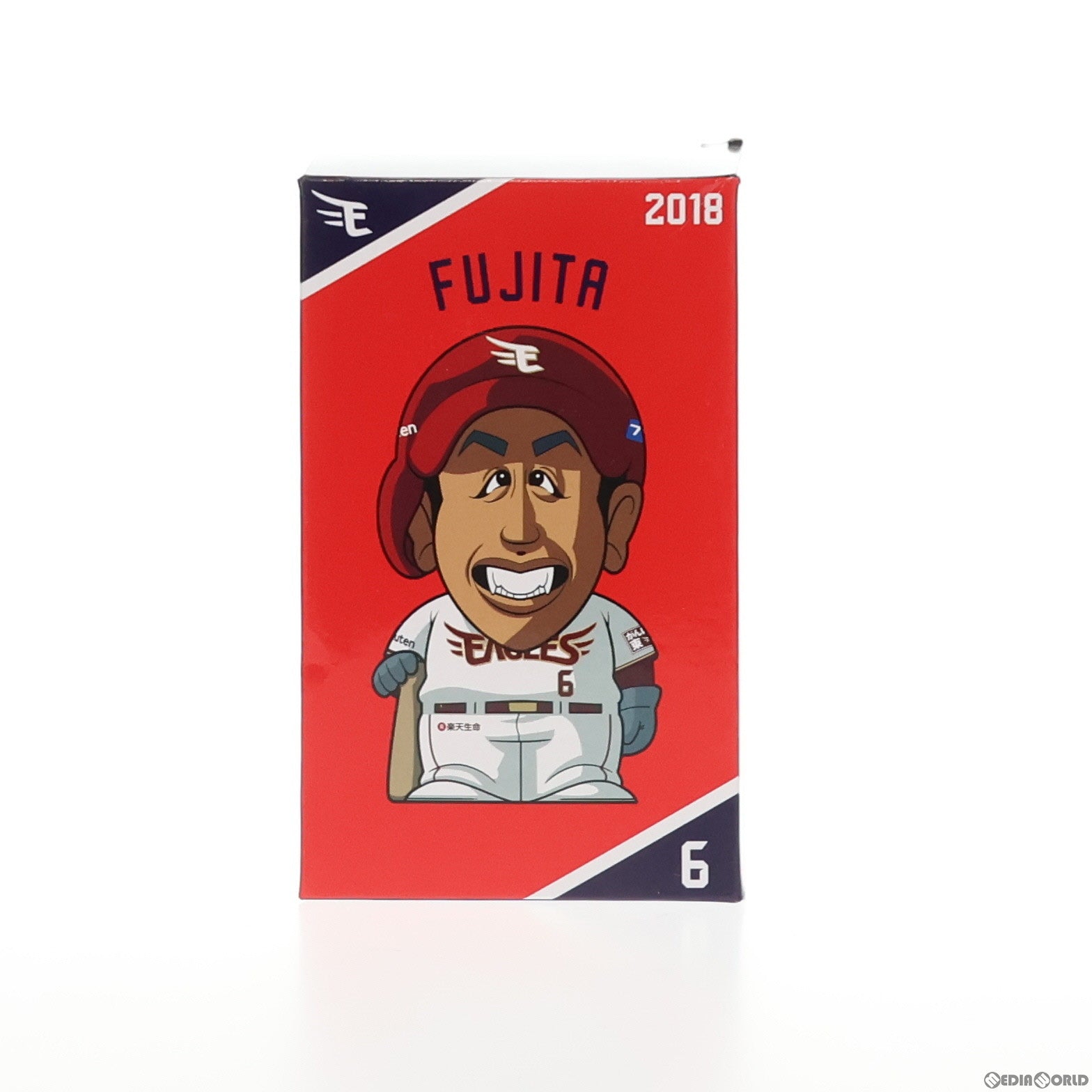 【中古即納】[FIG] TEAM EAGLES限定 藤田一也(ふじたかずや) 背番号6 東北楽天ゴールデンイーグルス 2018 プレイヤーズフィギュア 完成品 フィギュア 楽天野球団(20181231)