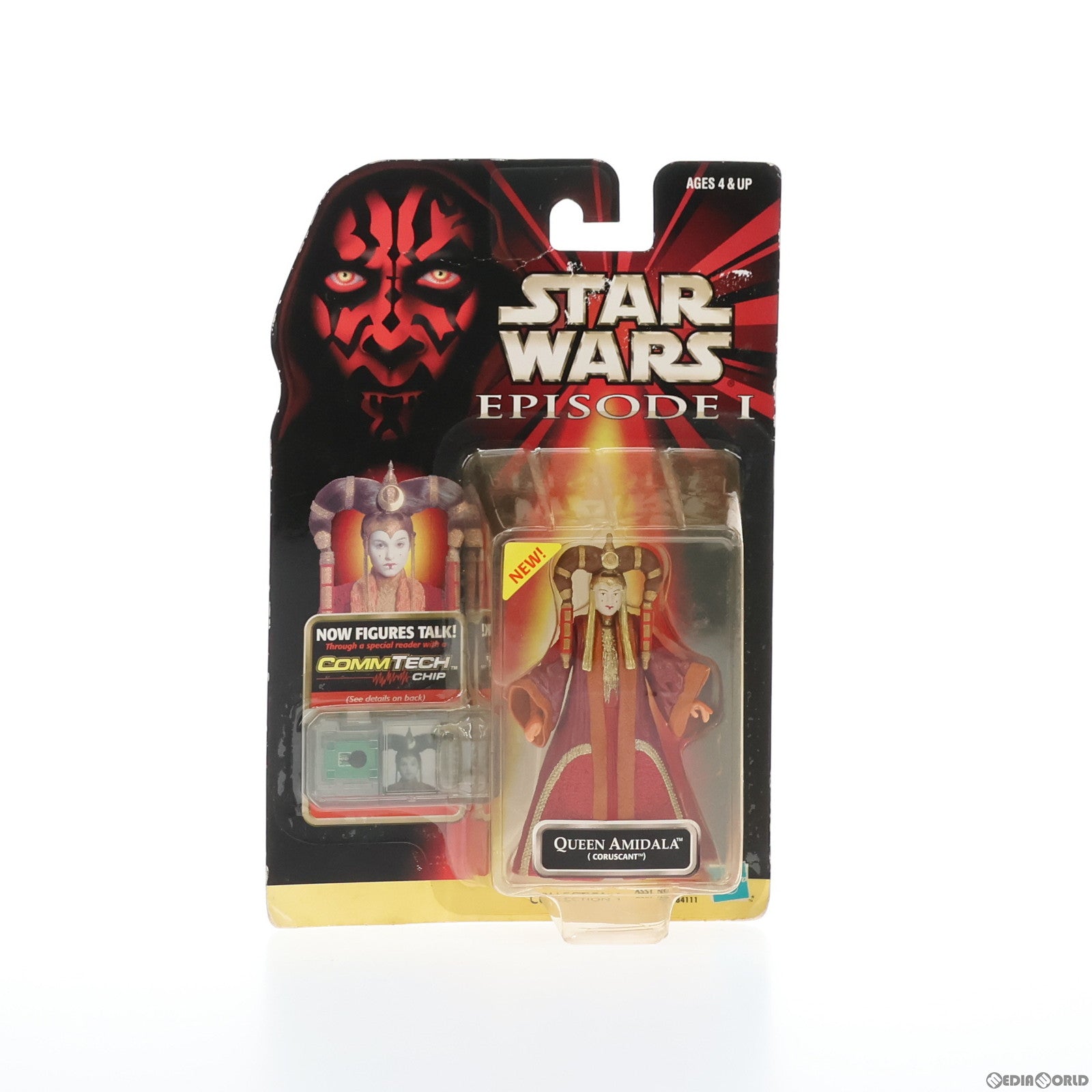 【中古即納】[FIG] コムテック ベーシックフィギュア クイーン・アミダラ コルサント バージョン STAR WARS(スター・ウォーズ) エピソード1/ファントム・メナス 完成品 可動フィギュア(84111) トミー(19981231)