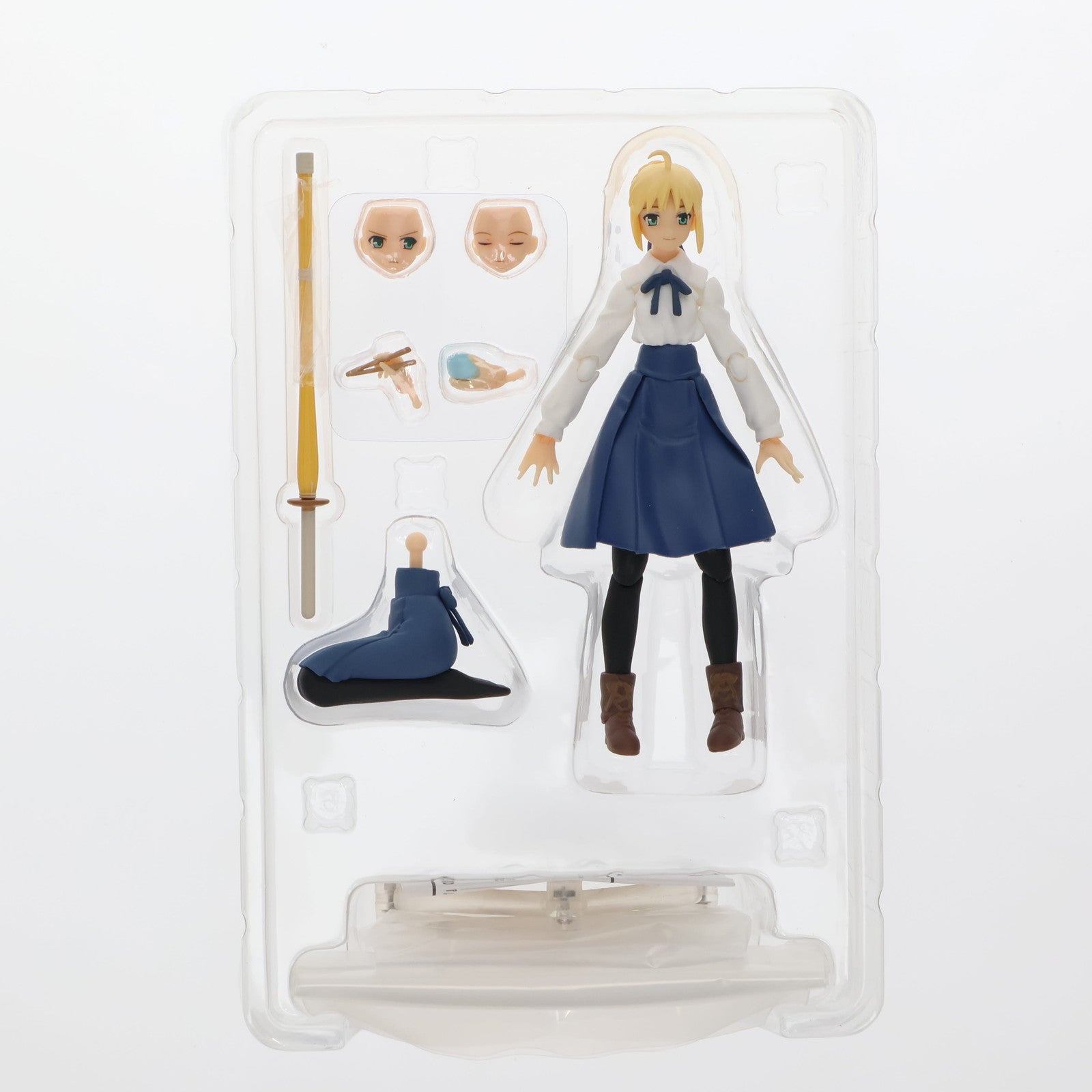 中古即納】[FIG]figma(フィグマ) 050 セイバー 私服ver. Fate/stay night(フェイト/ステイナイト) 完成品 可動フィギュア  マックスファクトリー