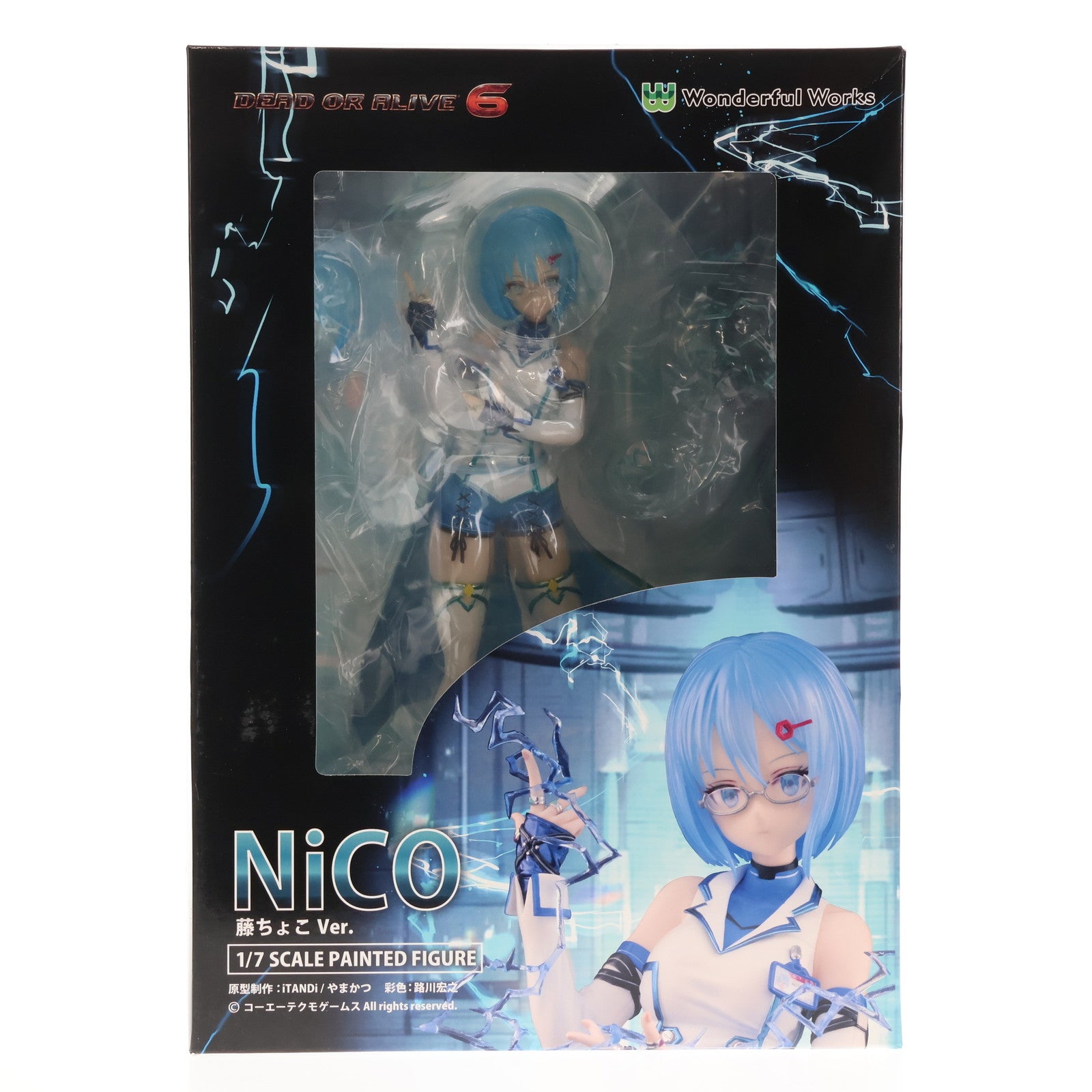 【中古即納】[FIG]NiCO(ニコ) 藤ちょこVer. DEAD OR ALIVE 6(デッドオアアライブ6) 1/7 完成品 フィギュア  Wonderful Works(ワンダフルワークス)(20220316)