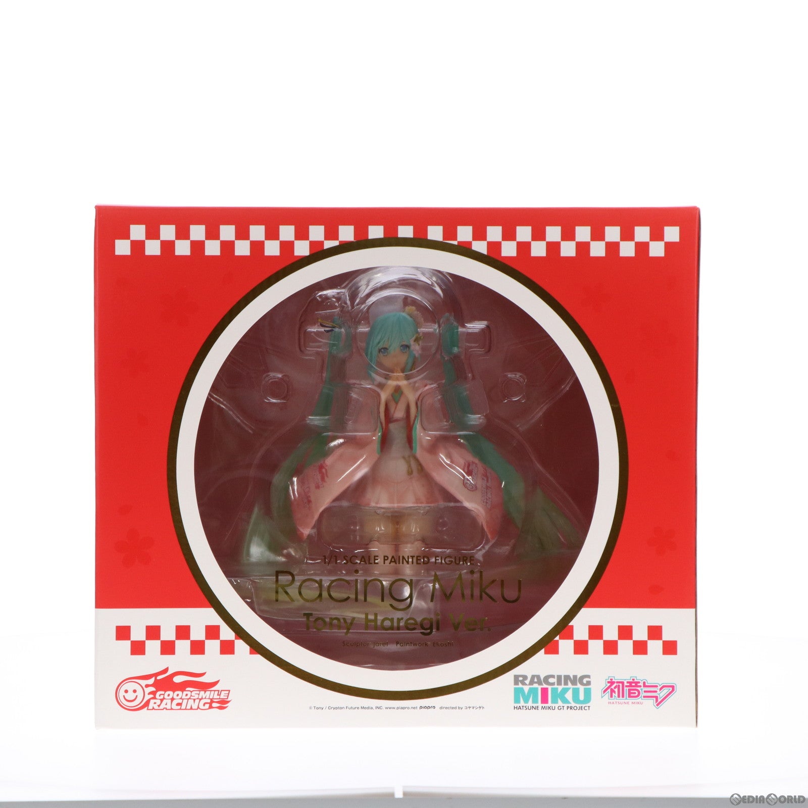 【中古即納】[FIG] レーシングミク Tony 晴着Ver. 初音ミク GTプロジェクト 1/1 完成品 フィギュア グッドスマイルレーシング(20200529)