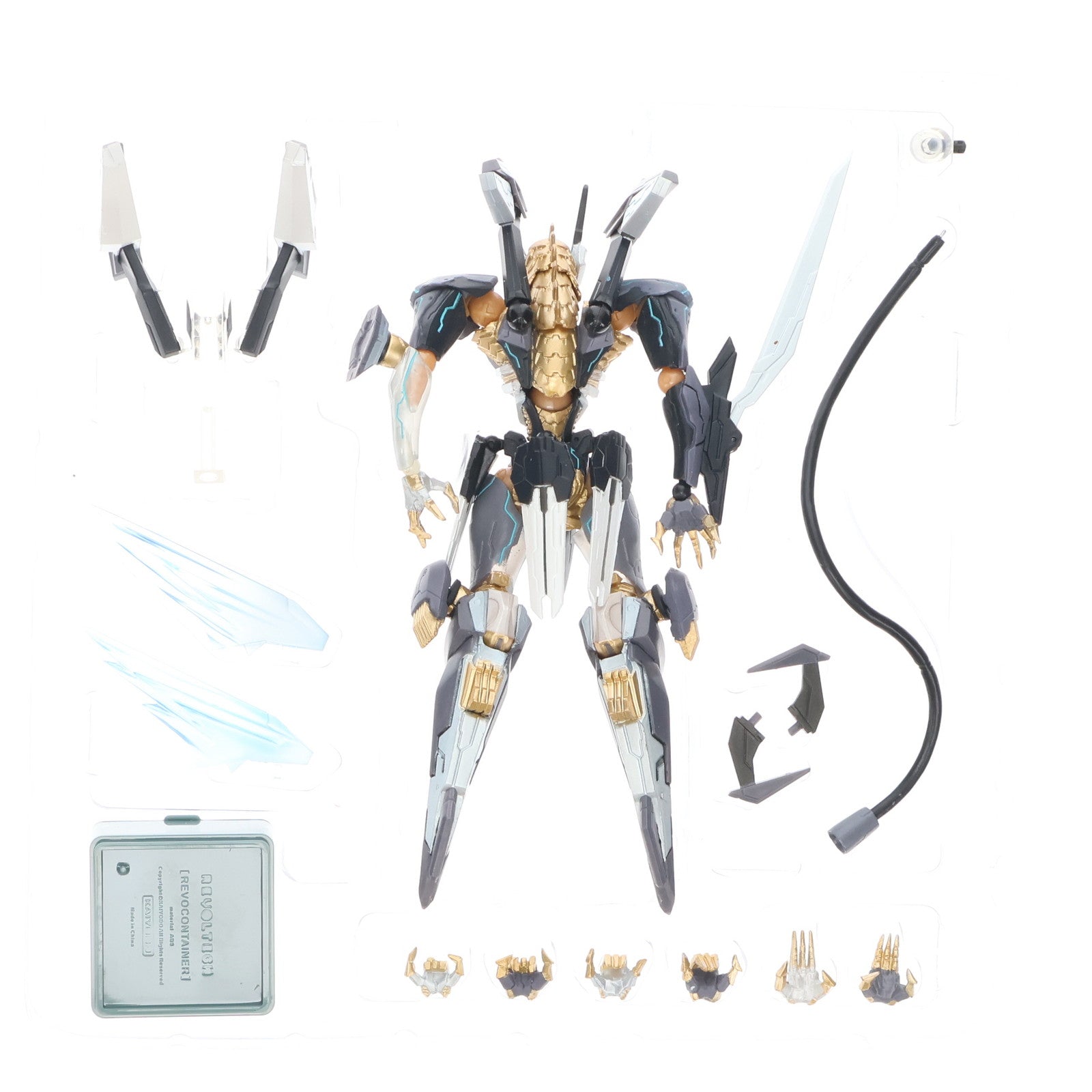 【中古即納】[FIG]リボルテックヤマグチ No.127 ネイキッド ジェフティ ANUBIS ZONE OF THE ENDERS(アヌビス ゾーンオブエンダーズ) 完成品 可動フィギュア 海洋堂(20130116)