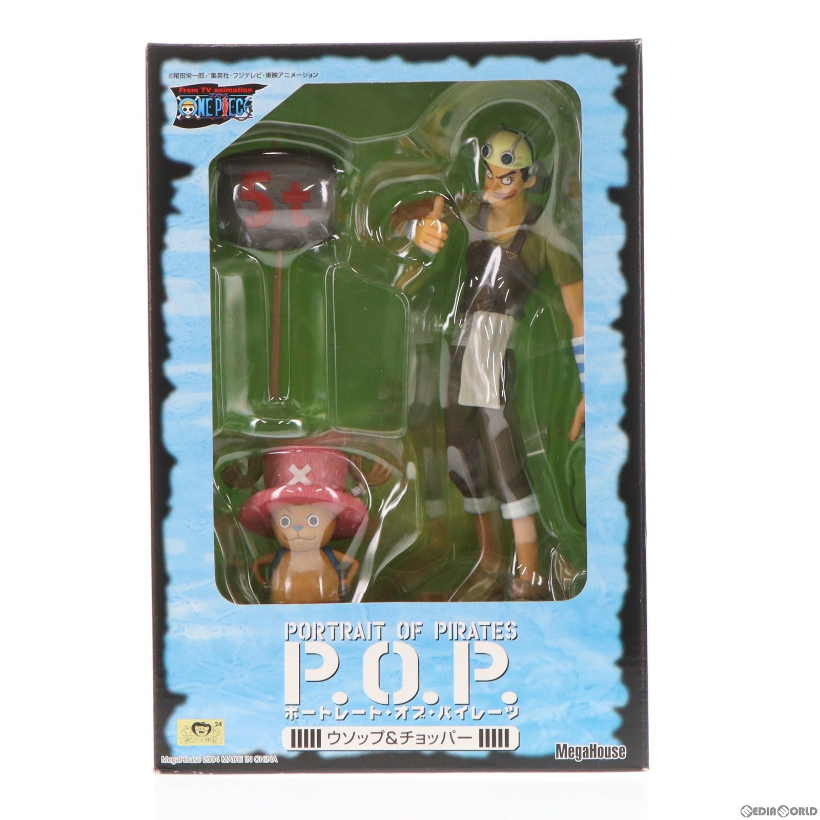 【中古即納】[FIG]エクセレントモデル Portrait.Of.Pirates P.O.P ウソップ&チョッパー ONE PIECE(ワンピース) 1/8 完成品 フィギュア メガハウス(20041031)