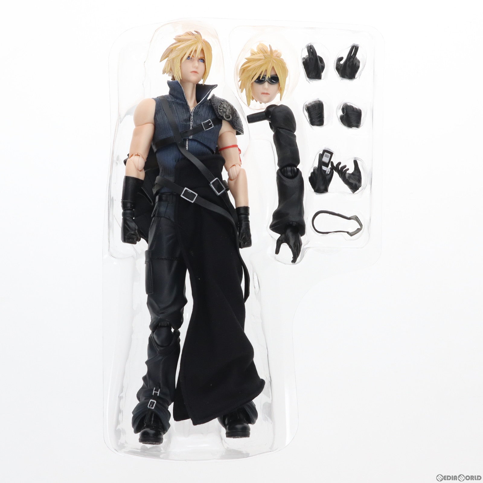 【中古即納】[FIG] PLAY ARTS改(プレイアーツ改) クラウド・ストライフ ファイナルファンタジーVII アドベントチルドレン 完成品 可動フィギュア スクウェア・エニックス(20150424)
