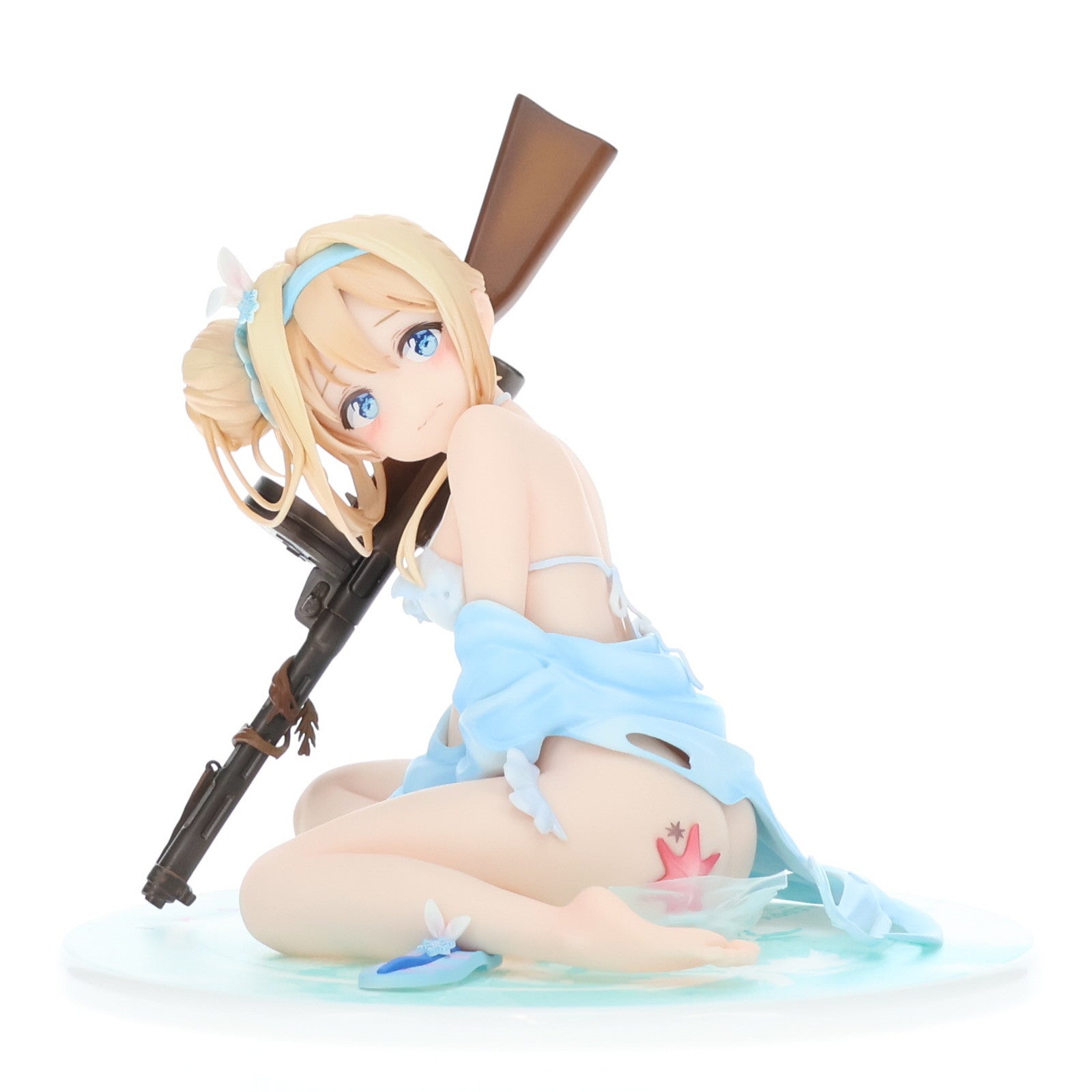 中古即納】[FIG]あみあみ限定特典付属 スオミ 仲夏のエルフ 重傷Ver. ドールズフロントライン 1/7 完成品 フィギュア ポニーキャニオン