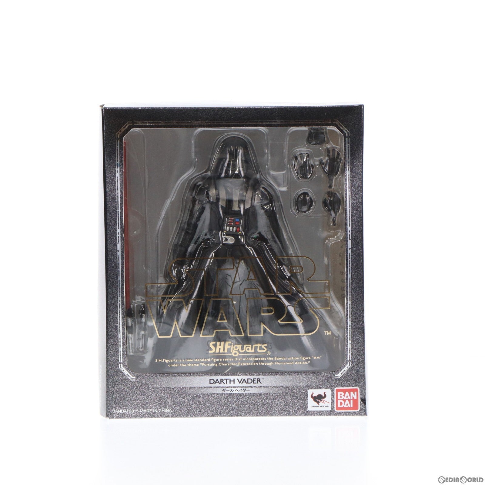 【中古即納】[FIG] S.H.Figuarts(フィギュアーツ) ダース・ベイダー STAR WARS(スター・ウォーズ) 完成品 可動フィギュア バンダイ(20150425)