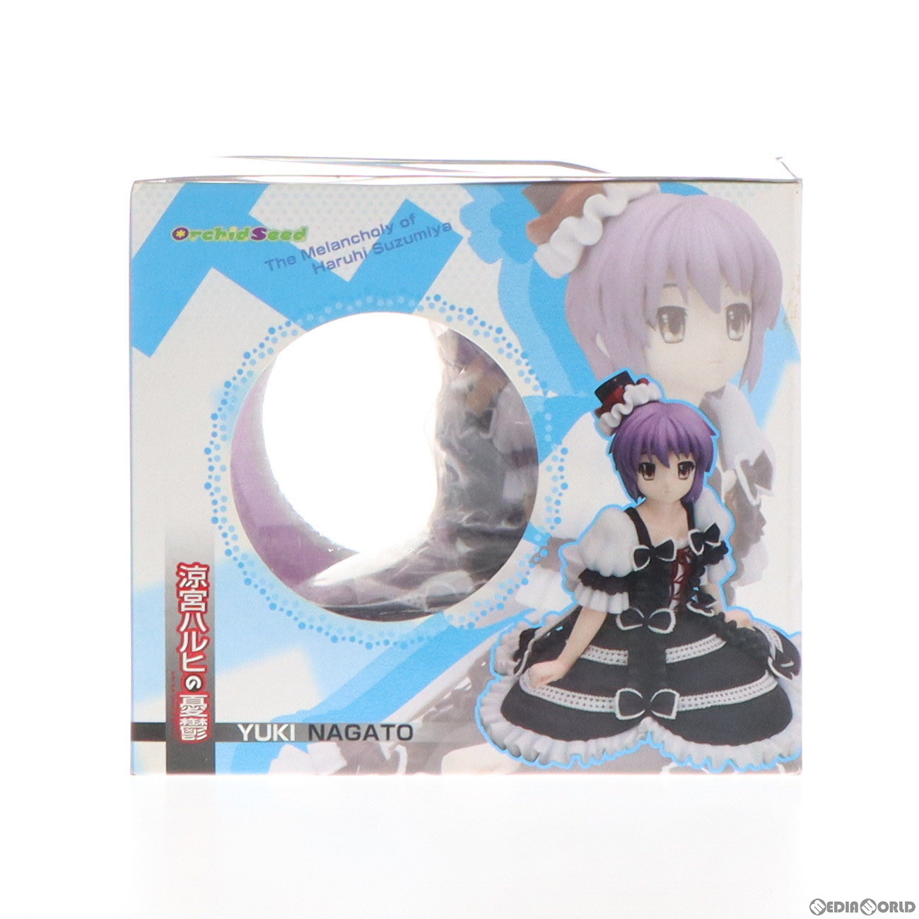 【中古即納】[FIG] 長門有希(ながとゆき) ゴスロリver. 涼宮ハルヒの憂鬱 1/7 完成品 フィギュア(PVC46) オーキッドシード(20090630)