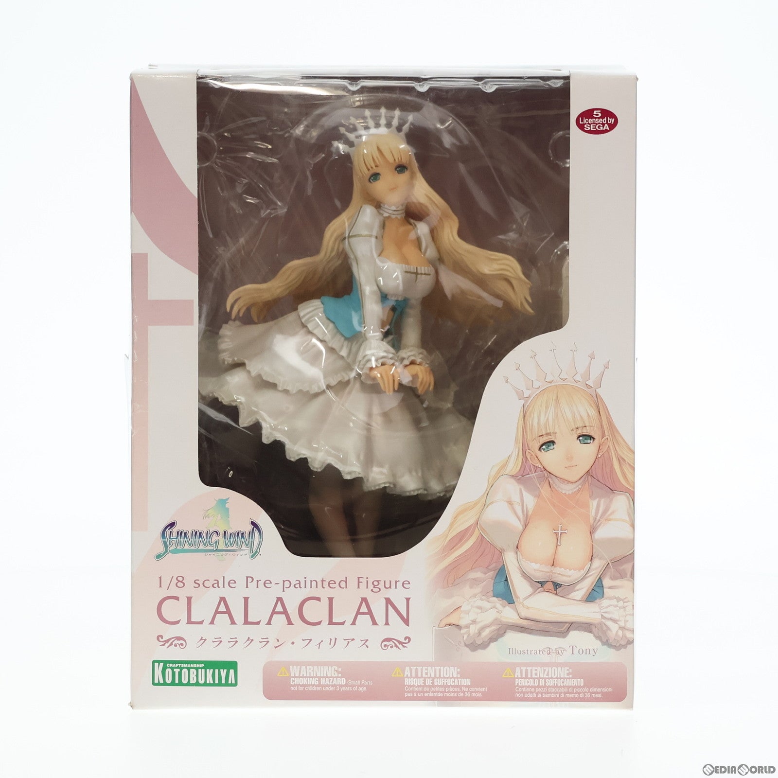 【中古即納】[FIG]クララクラン・フィリアス シャイニング・ウィンド 1/8 完成品 フィギュア(PP174) コトブキヤ(20071031)