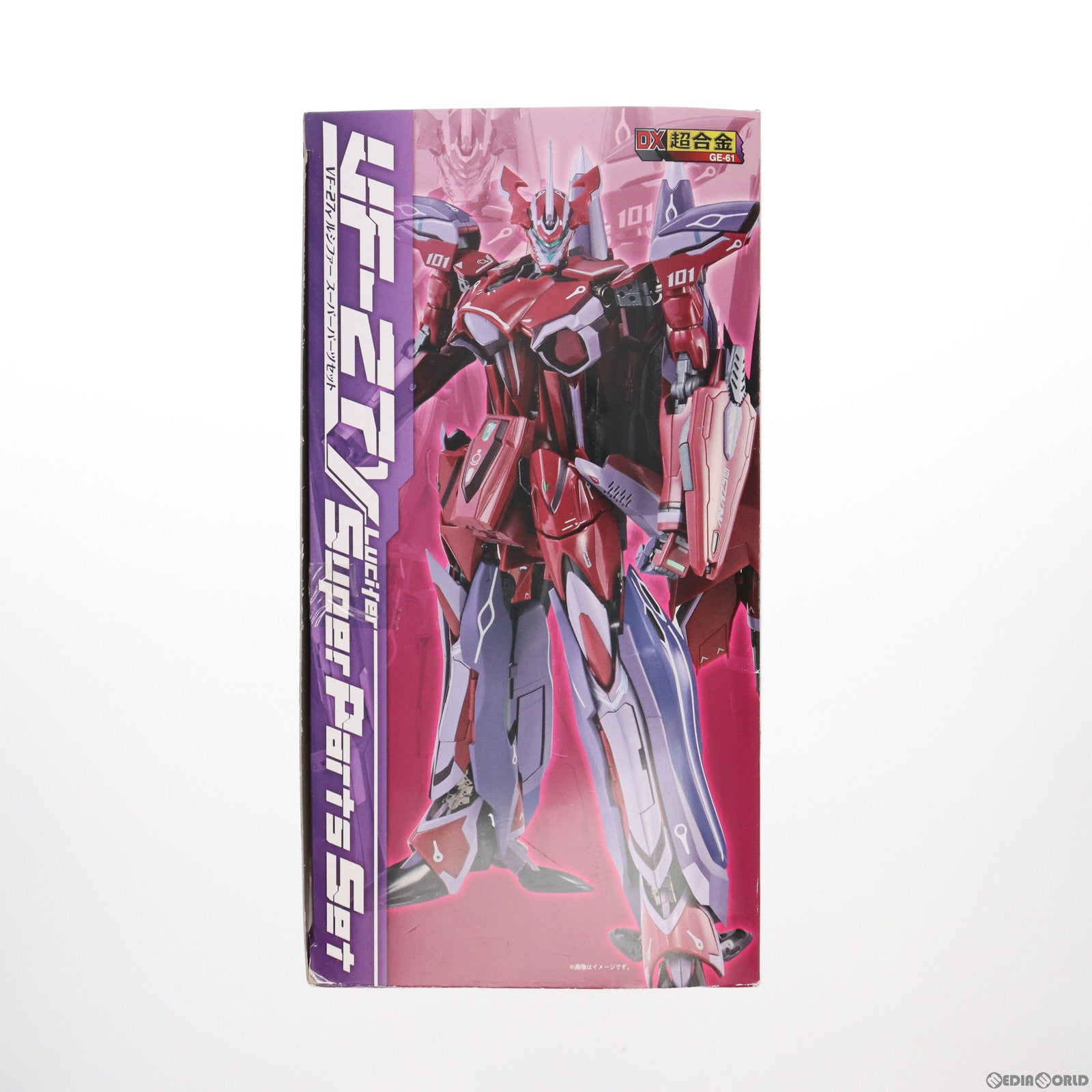 【中古即納】[TOY] DX超合金 VF-27γ ルシファー スーパーパーツセット 劇場版マクロスF(フロンティア) 恋離飛翼〜サヨナラノツバサ〜 完成トイ バンダイ(20130810)