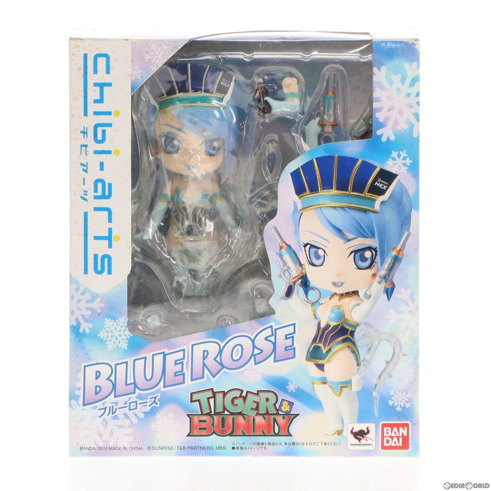 【中古即納】[FIG] chibi-arts ブルーローズ TIGER BUNNY(タイガー バニー) 完成品 可動フィギュア バンダイ(20120128)