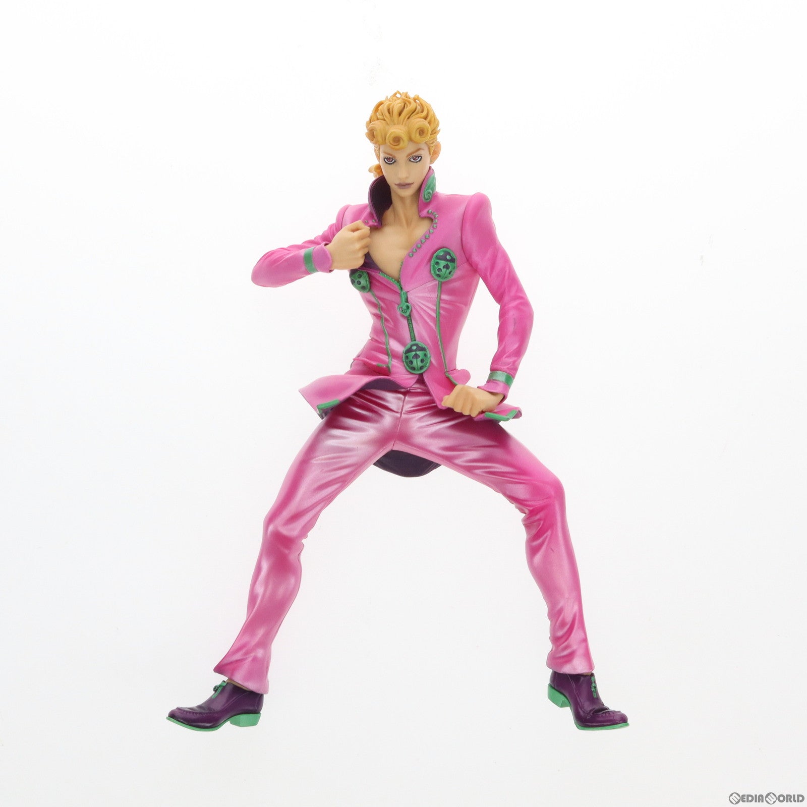 【中古即納】[FIG] (フィギュア単品) ジョルノ・ジョバァーナ ジョジョの奇妙な冒険 MASTER STARS PIECE プライズスターズブック フィギュア 集英社/バンプレスト(20130220)