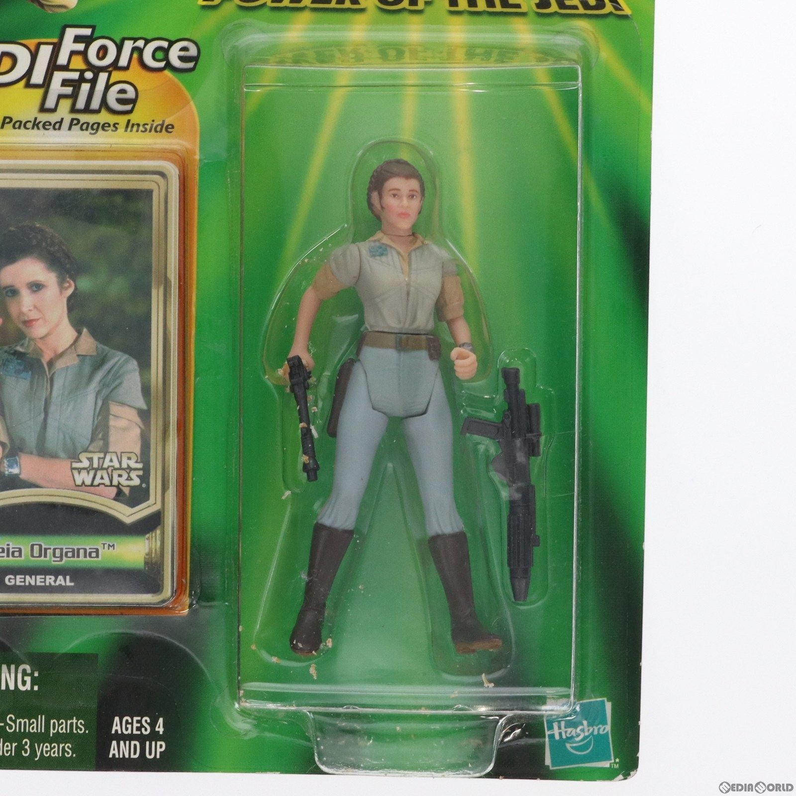 【中古即納】[FIG] スター・ウォーズ パワー・オブ・ザ・ジェダイ ベーシック フィギュア レイア・オーガナ ジェネラル バージョン STAR WARS 完成品 可動フィギュア(84642) トミー(20001231)