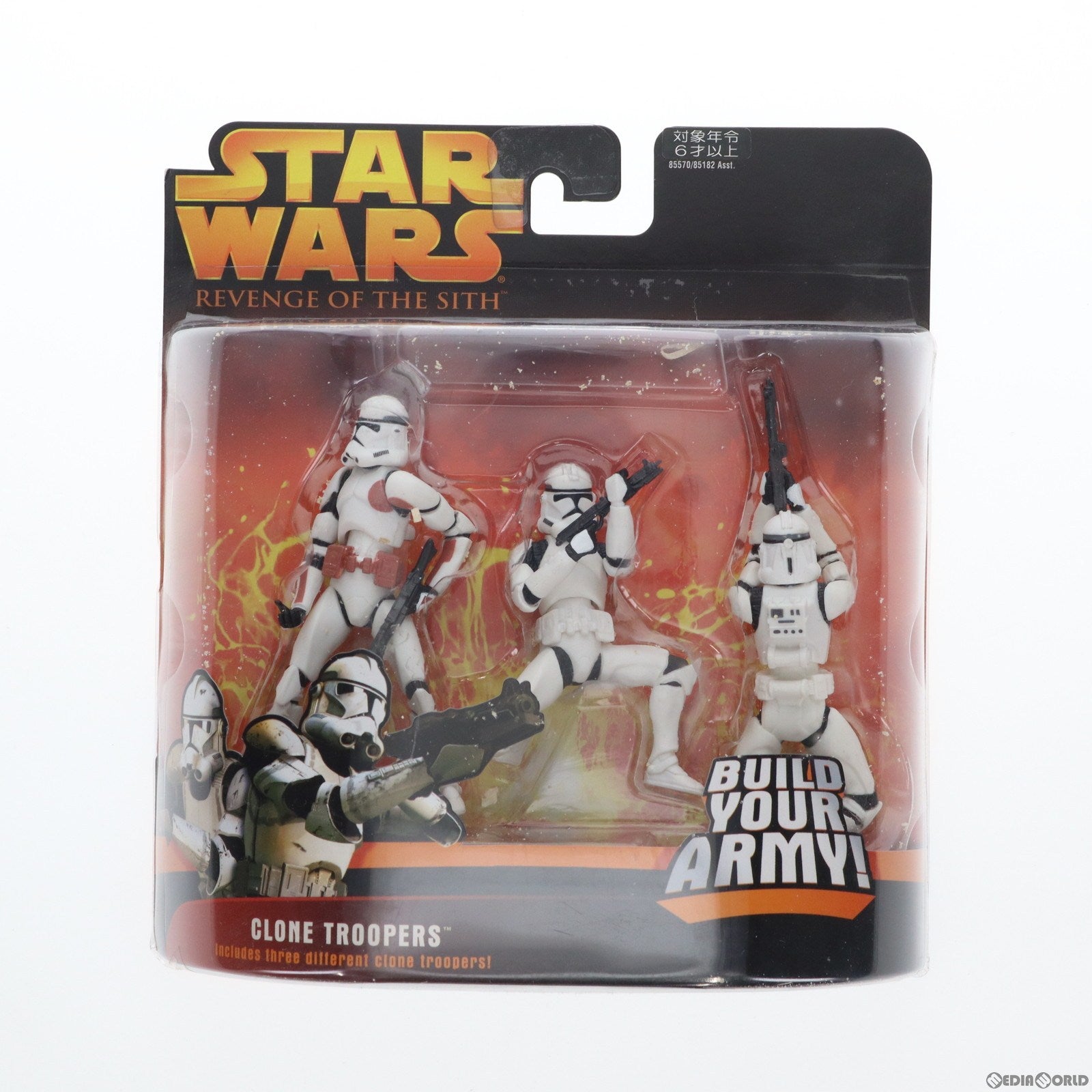 【中古即納】[FIG]STAR WARS DXフィギュア クローン・トルーパー 3パック スター・ウォーズ エピソード3/シスの復讐 完成品 フィギュア(85570) トミーダイレクト(20051231)