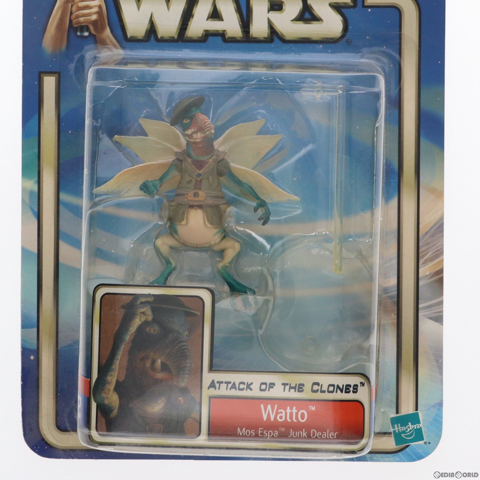 【中古即納】[FIG] スター・ウォーズ ベーシックフィギュア ワトー STAR WARS エピソード2/クローンの攻撃 完成品 可動フィギュア(84260) トミー(20021231)
