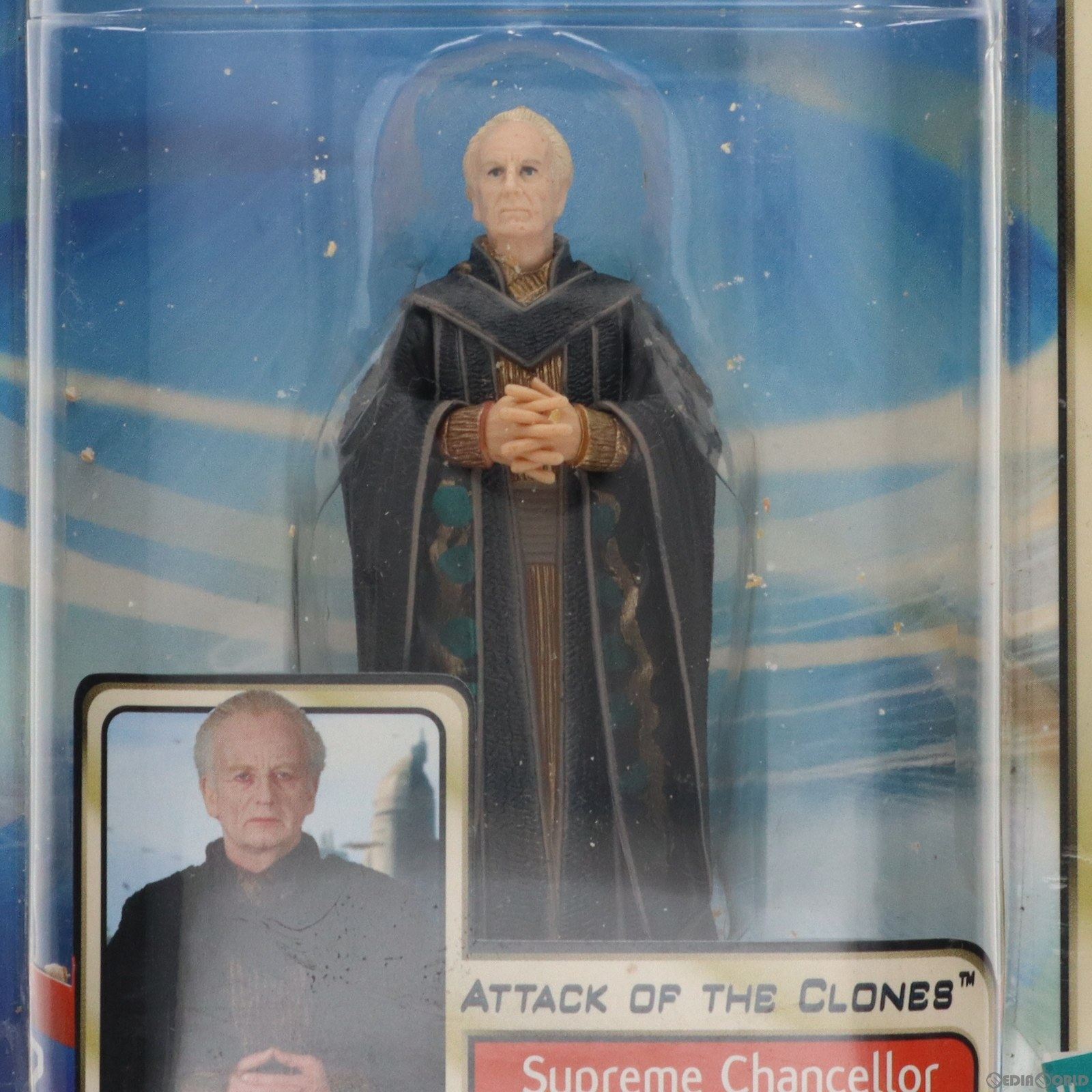 【中古即納】[FIG] スター・ウォーズ ベーシックフィギュア パルパティーン STAR WARS エピソード2/クローンの攻撃 完成品 可動フィギュア(84808) トミー(20021231)