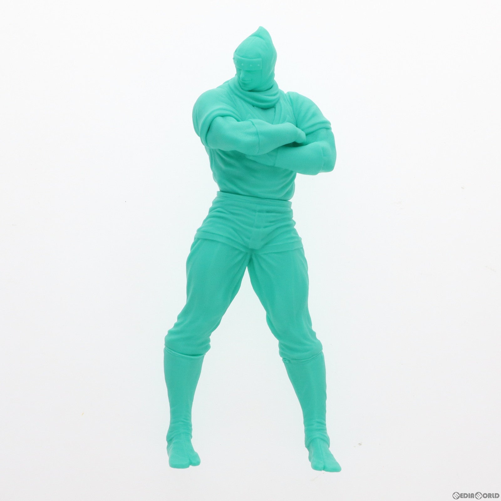【中古即納】[SFT] CCP Muscular Collection キンソフ ザ・ニンジャ(鼻あり/緑) キン肉マン 完成品 ソフビフィギュア CCP(19991231)