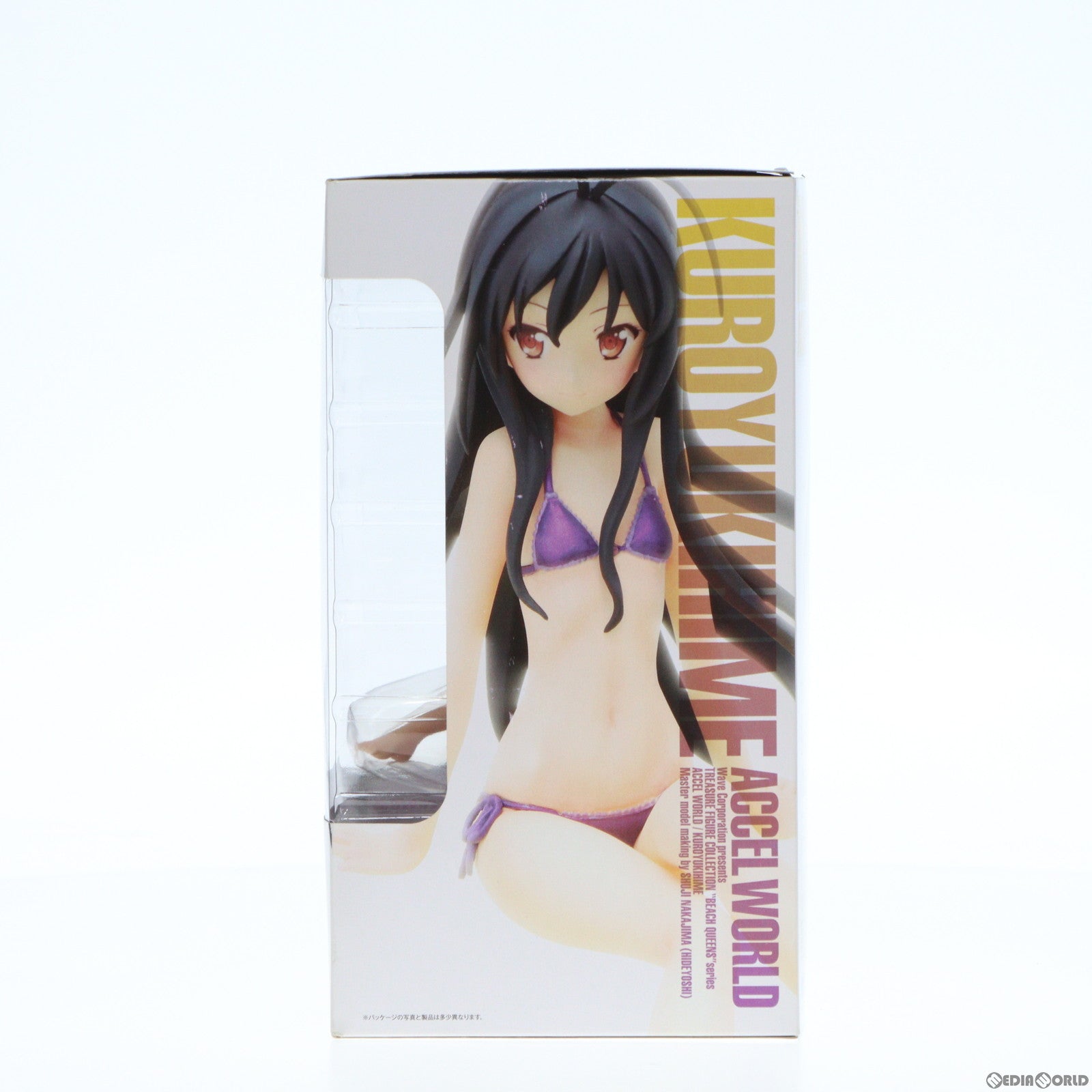 【中古即納】[FIG] BEACH QUEENS(ビーチクイーンズ) 黒雪姫(くろゆきひめ) アクセル・ワールド 1/10 完成品 フィギュア(NF-214) ウェーブ(WAVE) (20130124)