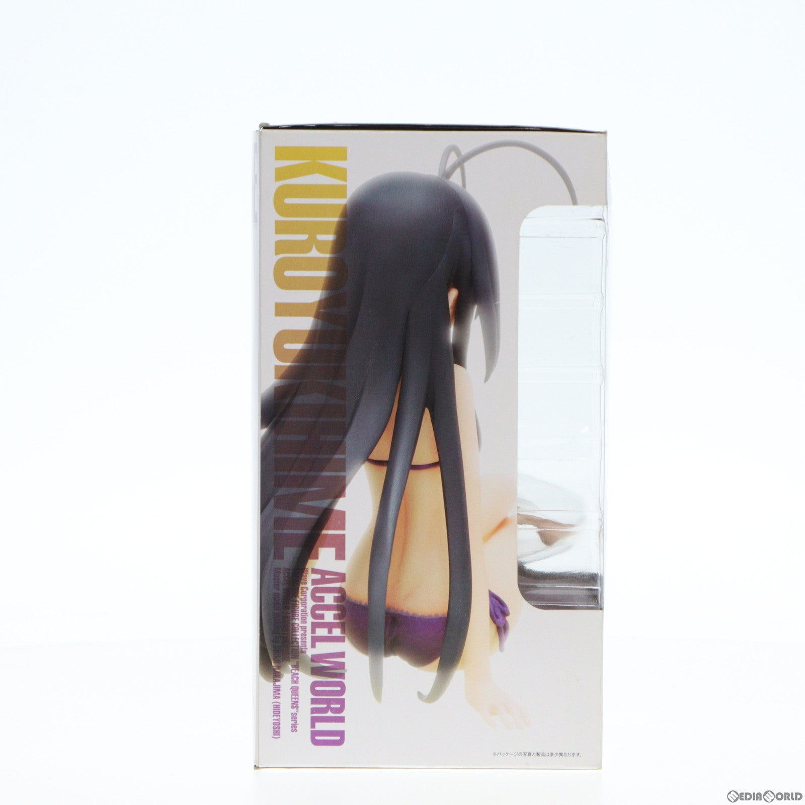 【中古即納】[FIG] BEACH QUEENS(ビーチクイーンズ) 黒雪姫(くろゆきひめ) アクセル・ワールド 1/10 完成品 フィギュア(NF-214) ウェーブ(WAVE) (20130124)