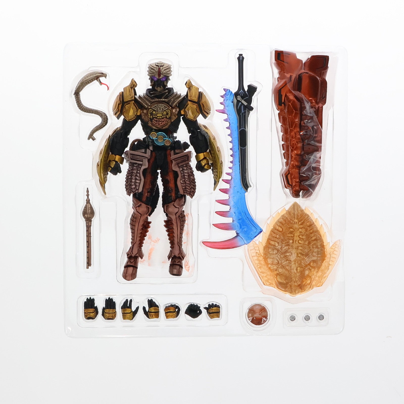 中古即納】[FIG]魂ウェブ商店限定 S.I.C. 仮面ライダーオーズ ブラカワニ コンボ 仮面ライダーオーズ WONDERFUL  将軍と21のコアメダル 完成品 可動フィギュア バンダイ