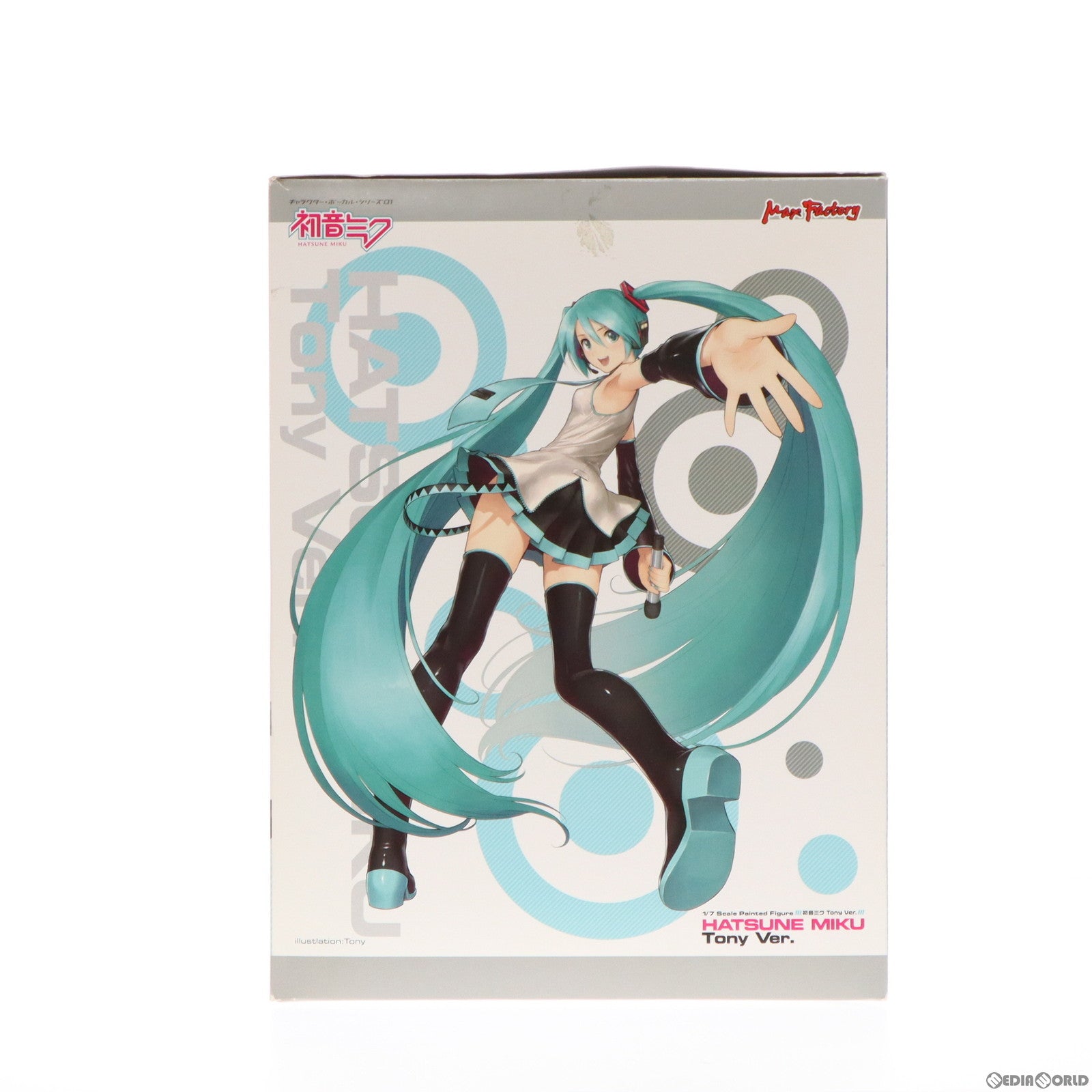 【中古即納】[FIG] 初音ミク Tony ver. キャラクター・ボーカル・シリーズ01 初音ミク 1/7 完成品 フィギュア マックスファクトリー(20110319)
