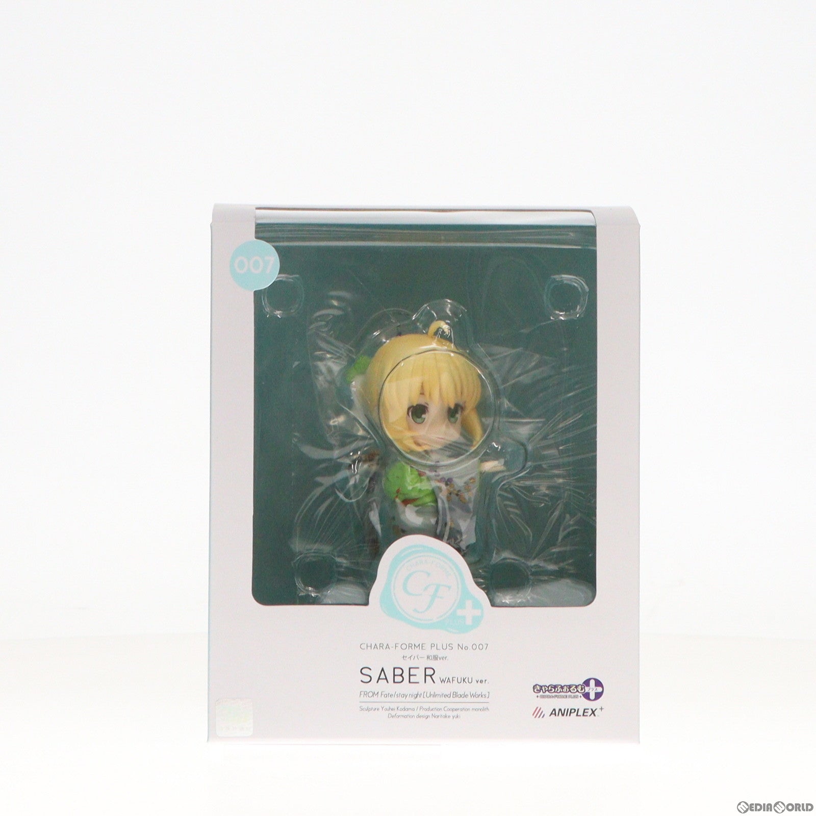 【中古即納】[FIG]ANIPLEX+限定 きゃらふぉるむ+ セイバー 和服ver. Fate/stay night [Unlimited Blade Works] 完成品 フィギュア(MD16-0274001) アニプレックス(20170430)