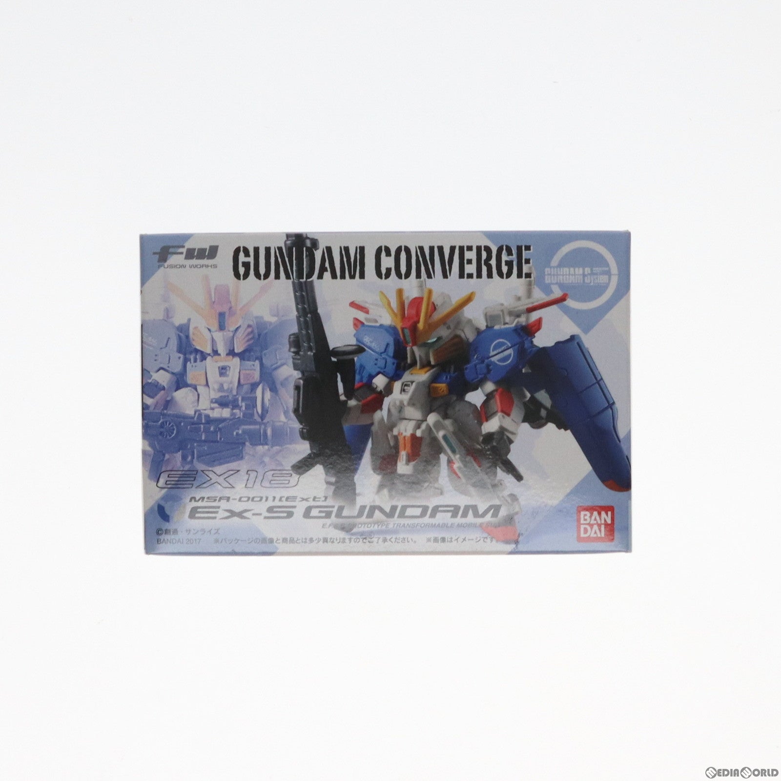 【中古即納】[FIG] (食玩) FW GUNDAM CONVERGE(ガンダムコンバージ) EX18 Ex-Sガンダム ガンダム・センチネル フィギュア バンダイ(20171030)